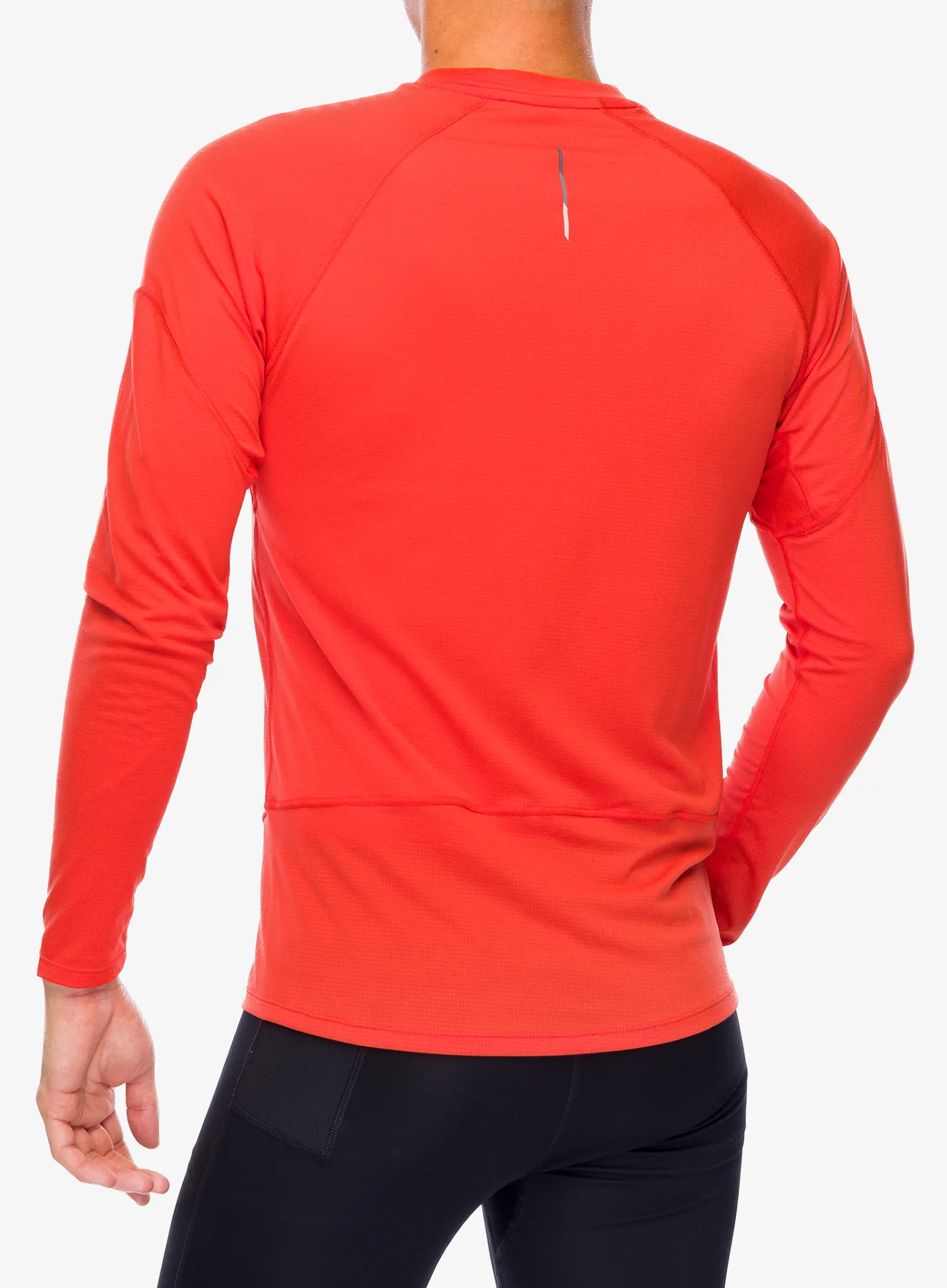 Dukserica za trčanje Salomon Cross Run LS Tee - cherry tomat