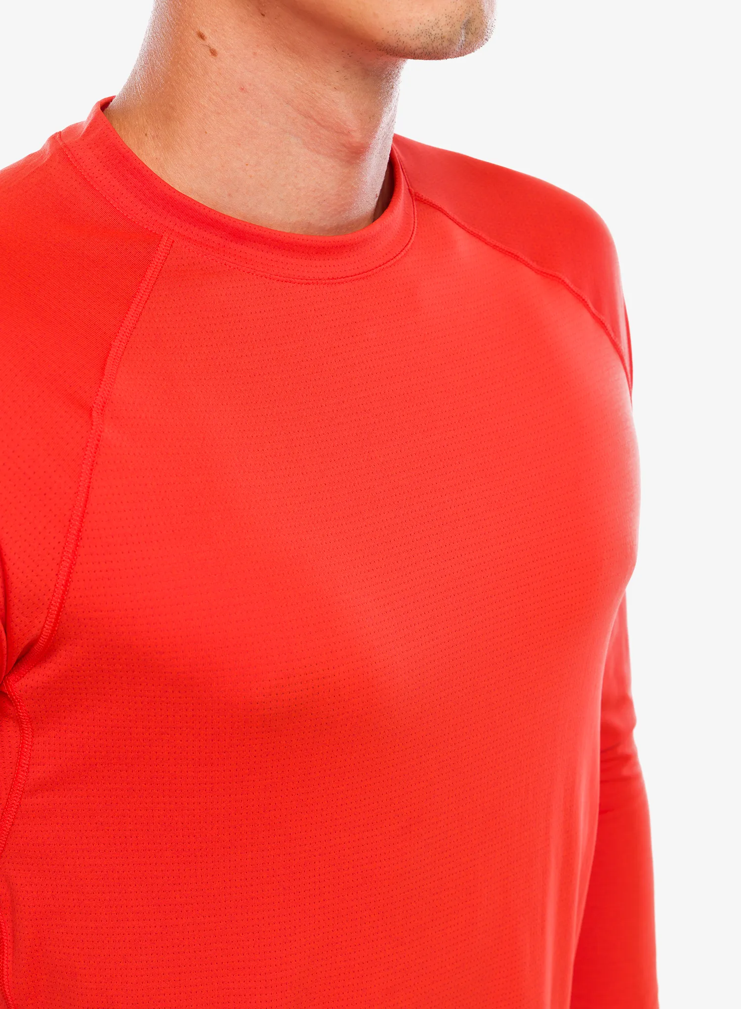 Dukserica za trčanje Salomon Cross Run LS Tee - cherry tomat