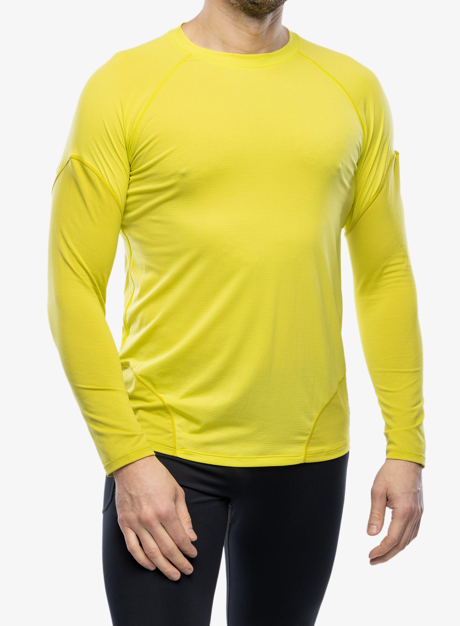 Dukserica Salomon Cross Run LS Tee - sulphur spring