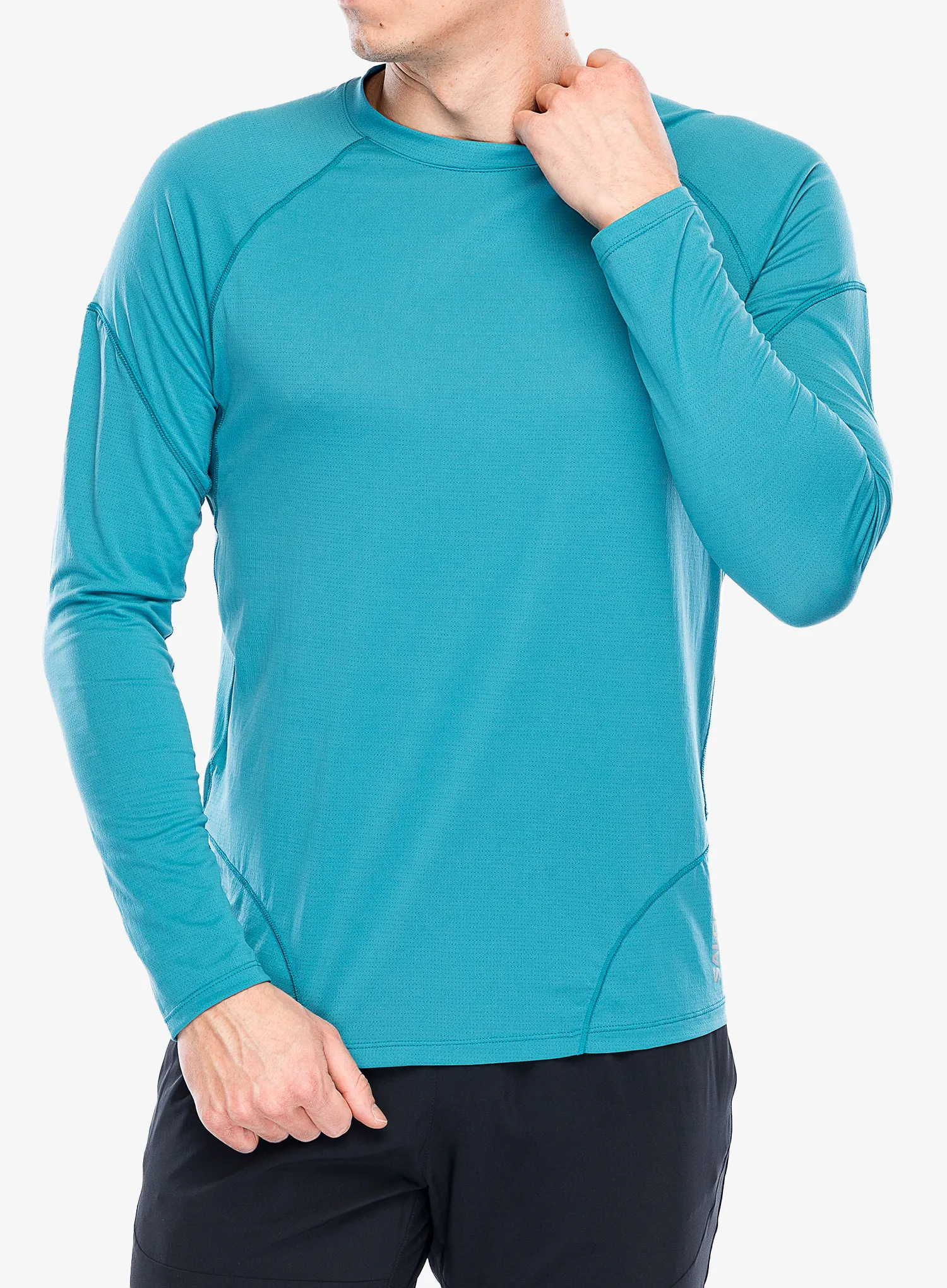 Dukserica za trčanje Salomon Cross Run LS Tee - tahitian tide