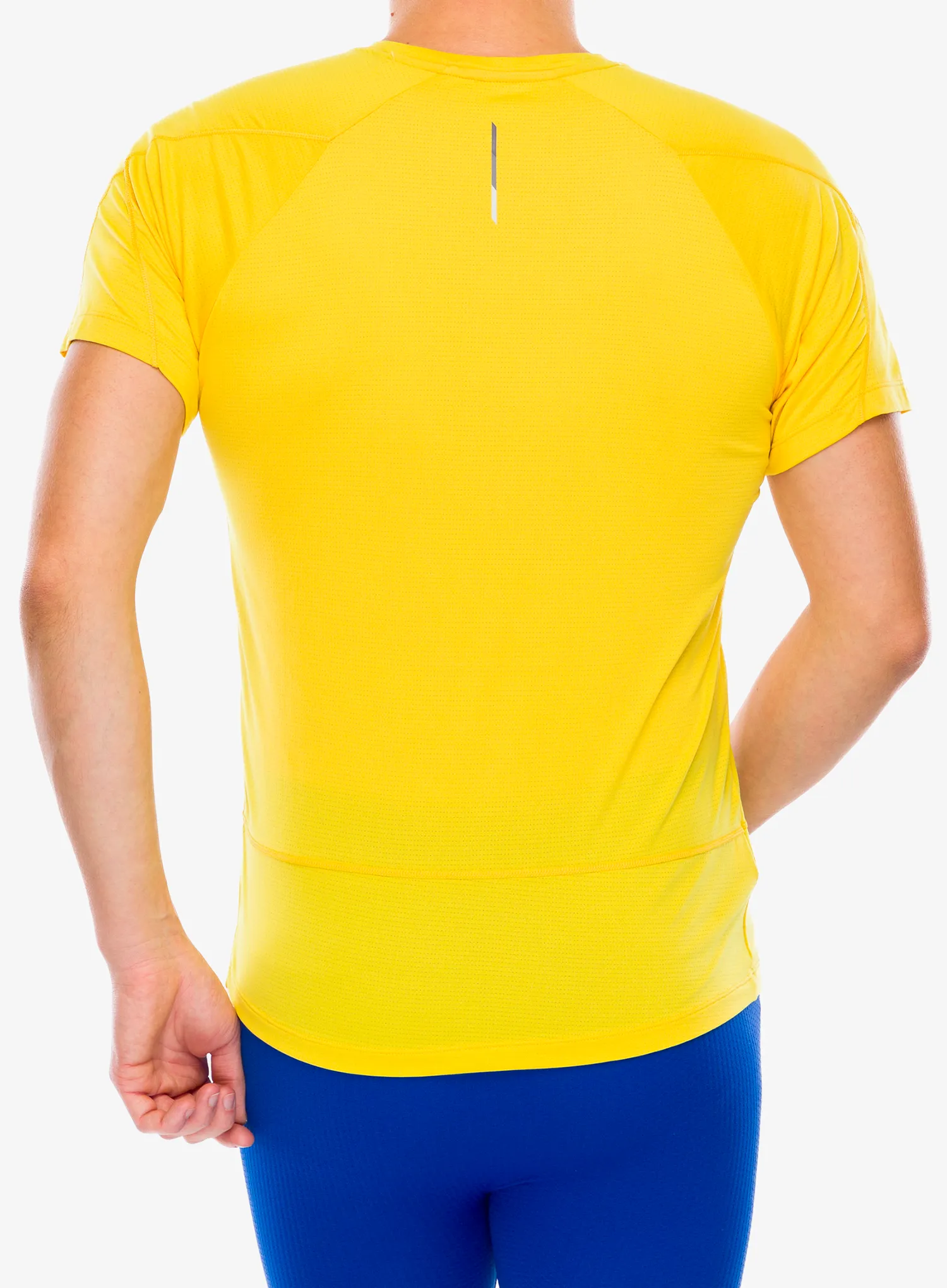 Majica za trčanje Salomon Cross Run SS Tee - lemon
