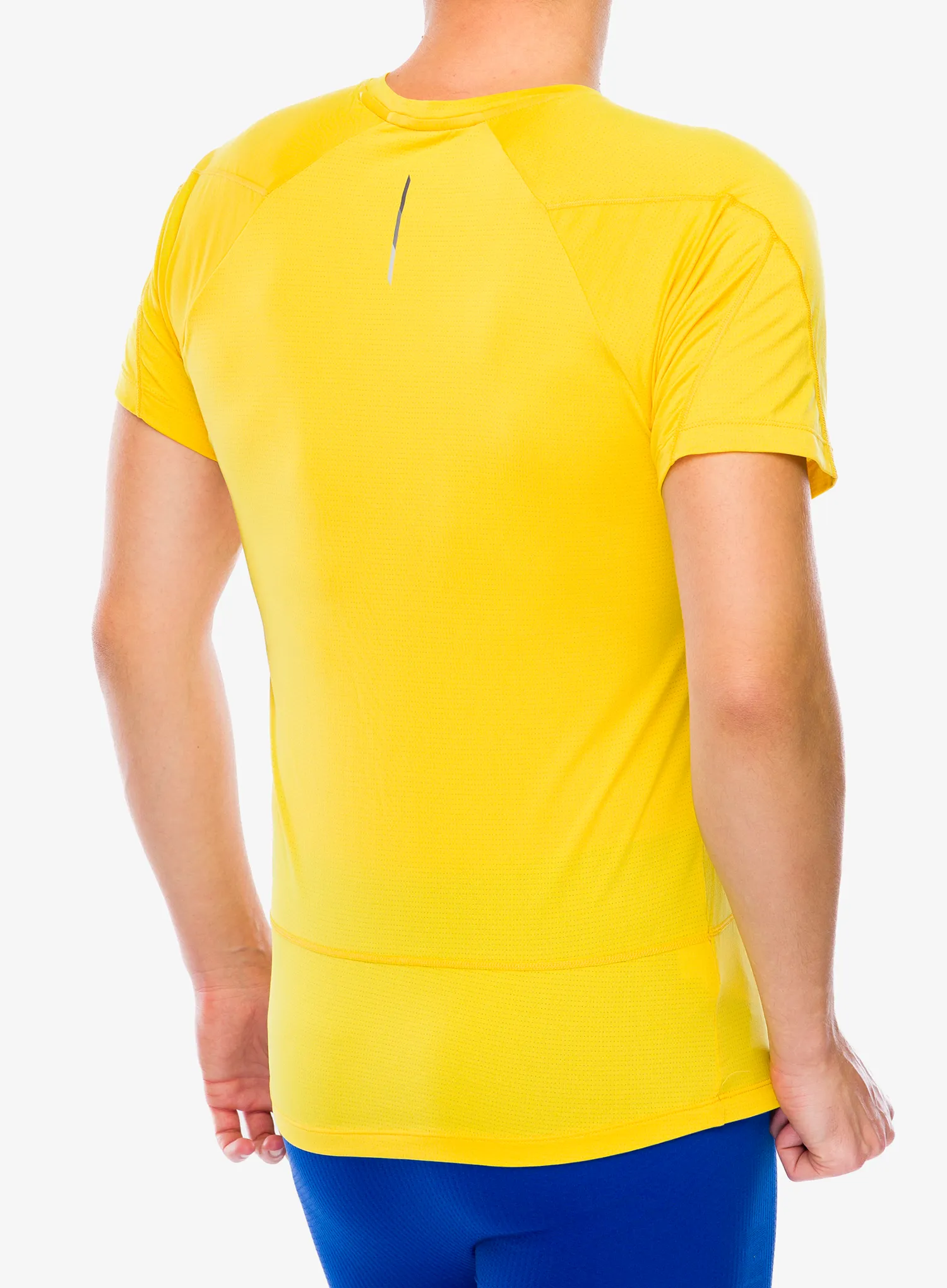 Majica za trčanje Salomon Cross Run SS Tee - lemon