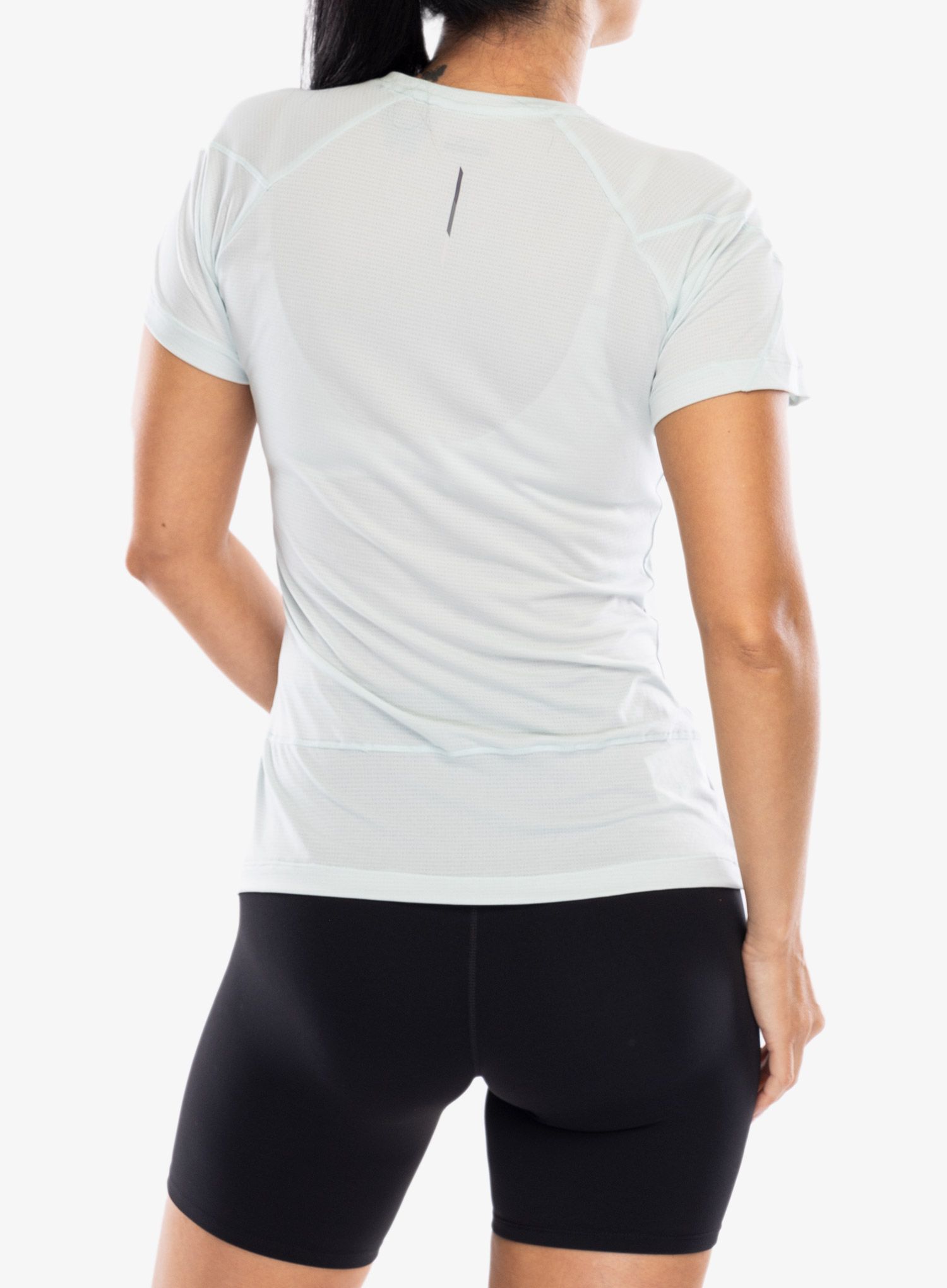 Ženska majica za trčanje Salomon Cross Run S/S Tee - misty blue