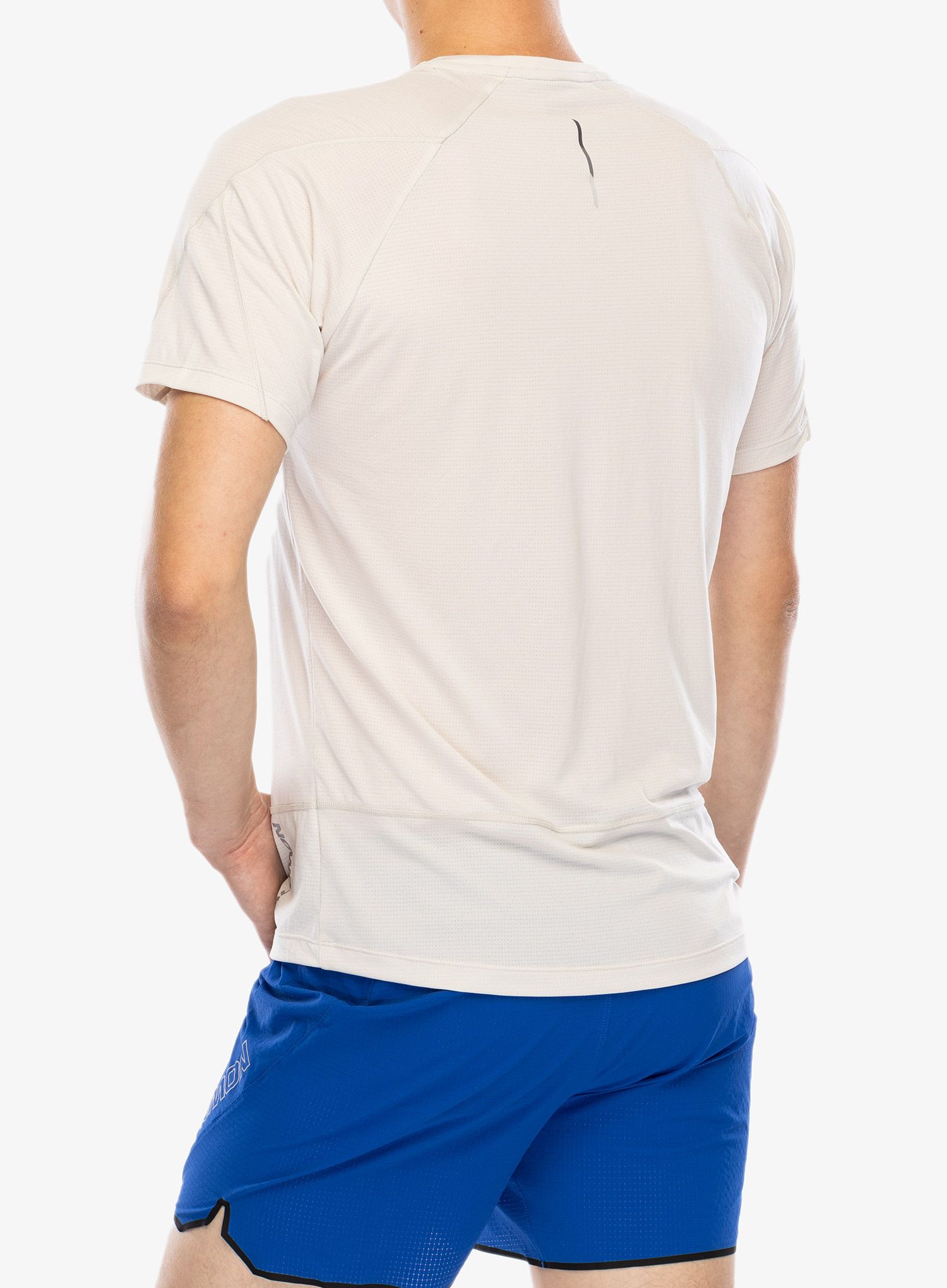 Majica za trčanje Salomon Cross Run S/S Tee - rainy day