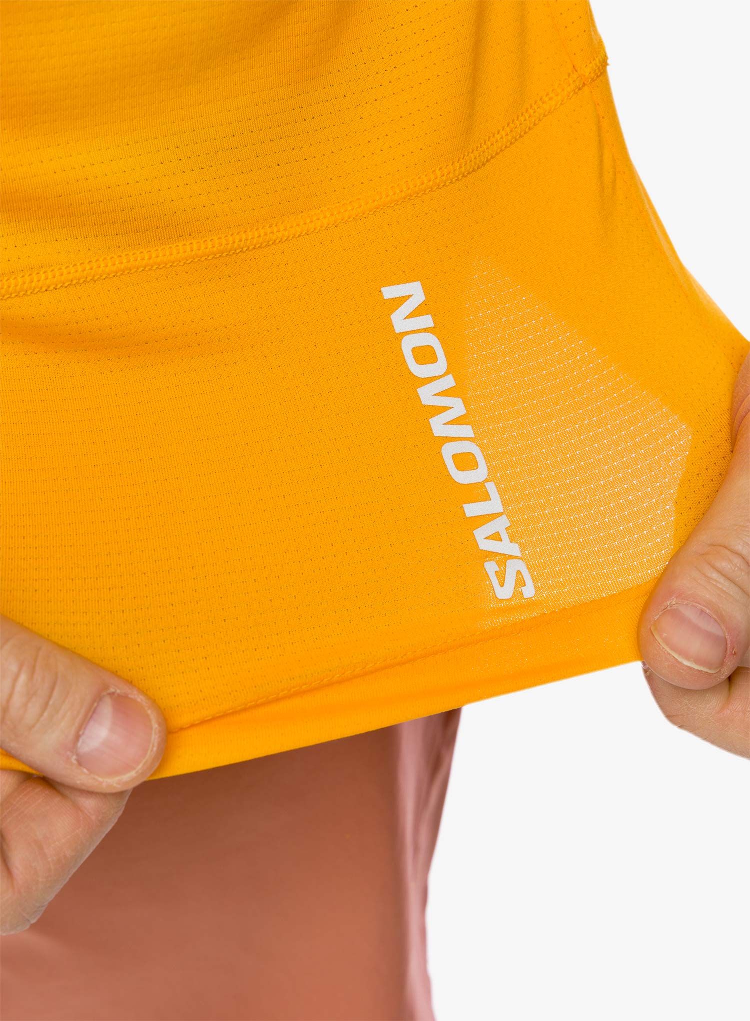 Majica za trčanje Salomon Cross Run S/S Tee - zinnia