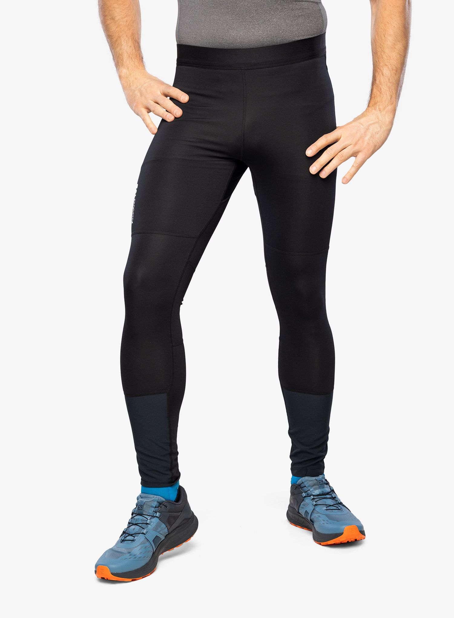Tajice za trčanje Salomon Cross Run Tight - deep black