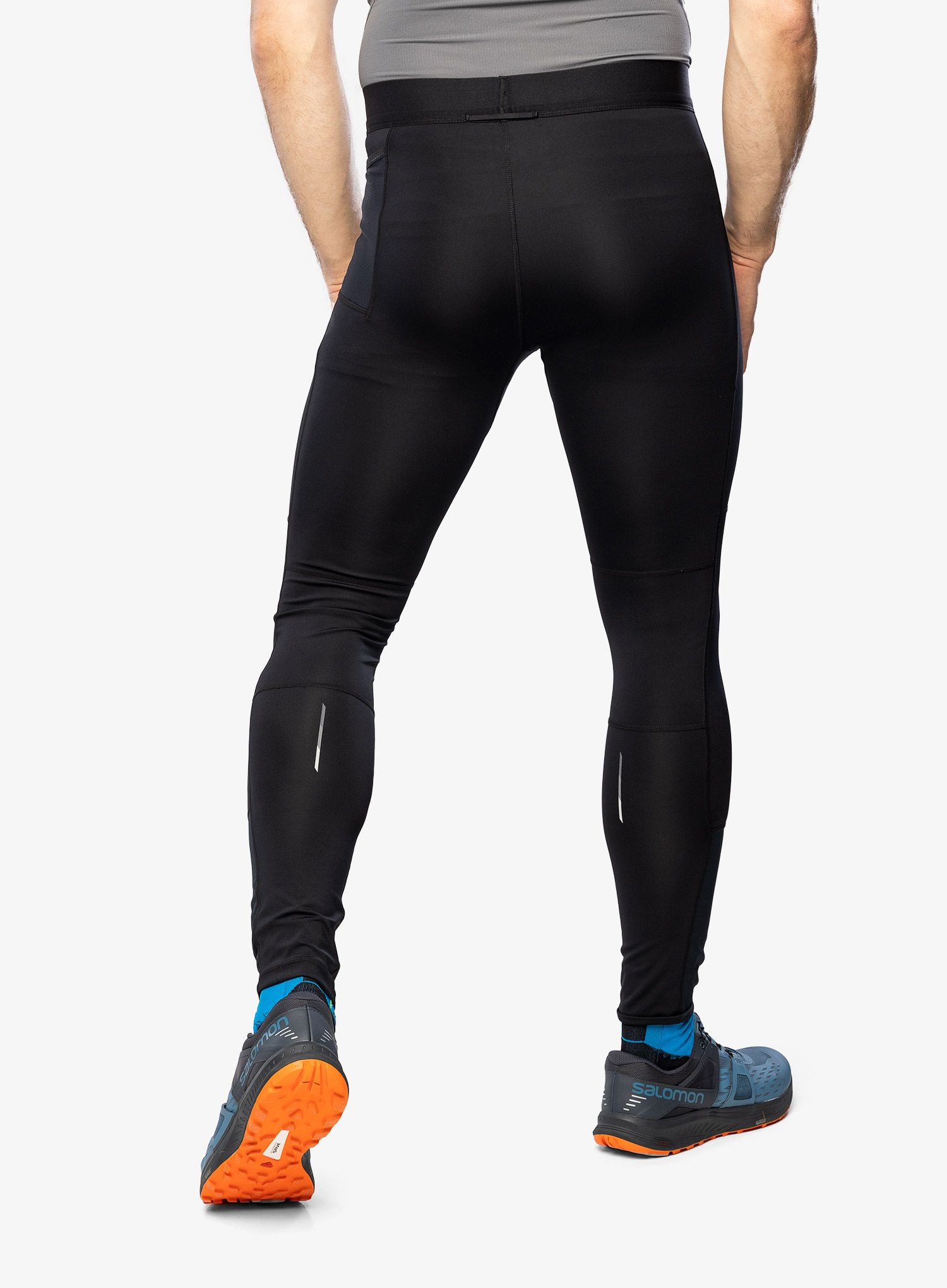Tajice za trčanje Salomon Cross Run Tight - deep black