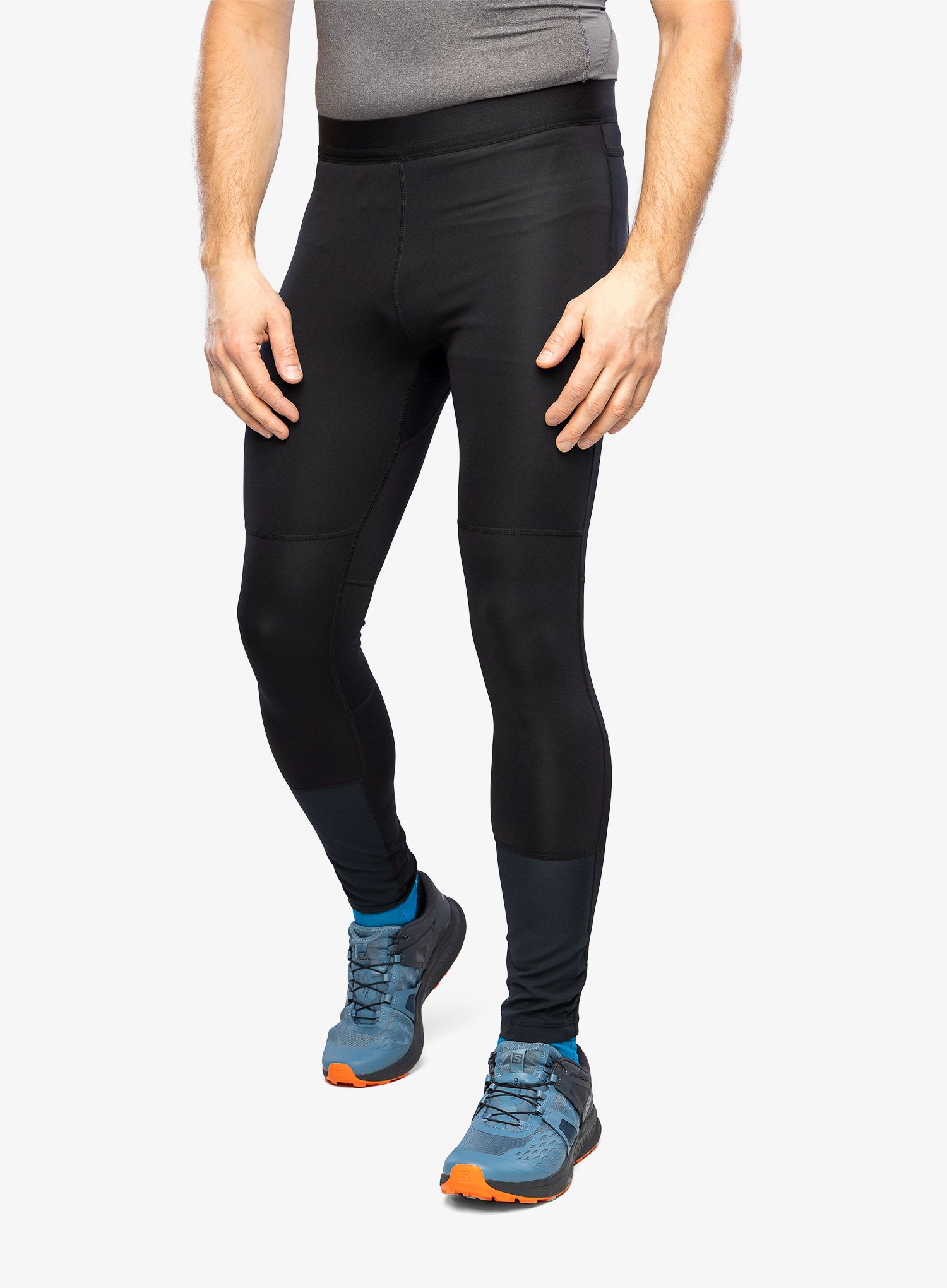 Tajice za trčanje Salomon Cross Run Tight - deep black