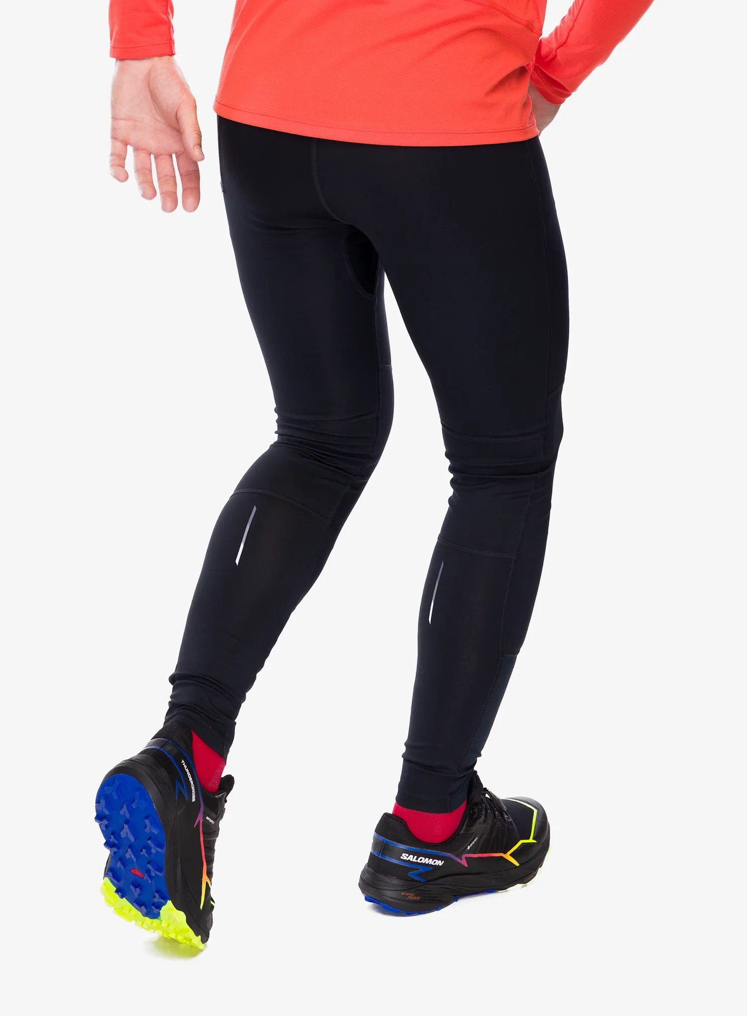Tajice za trčanje Salomon Cross Run Tight - deep black