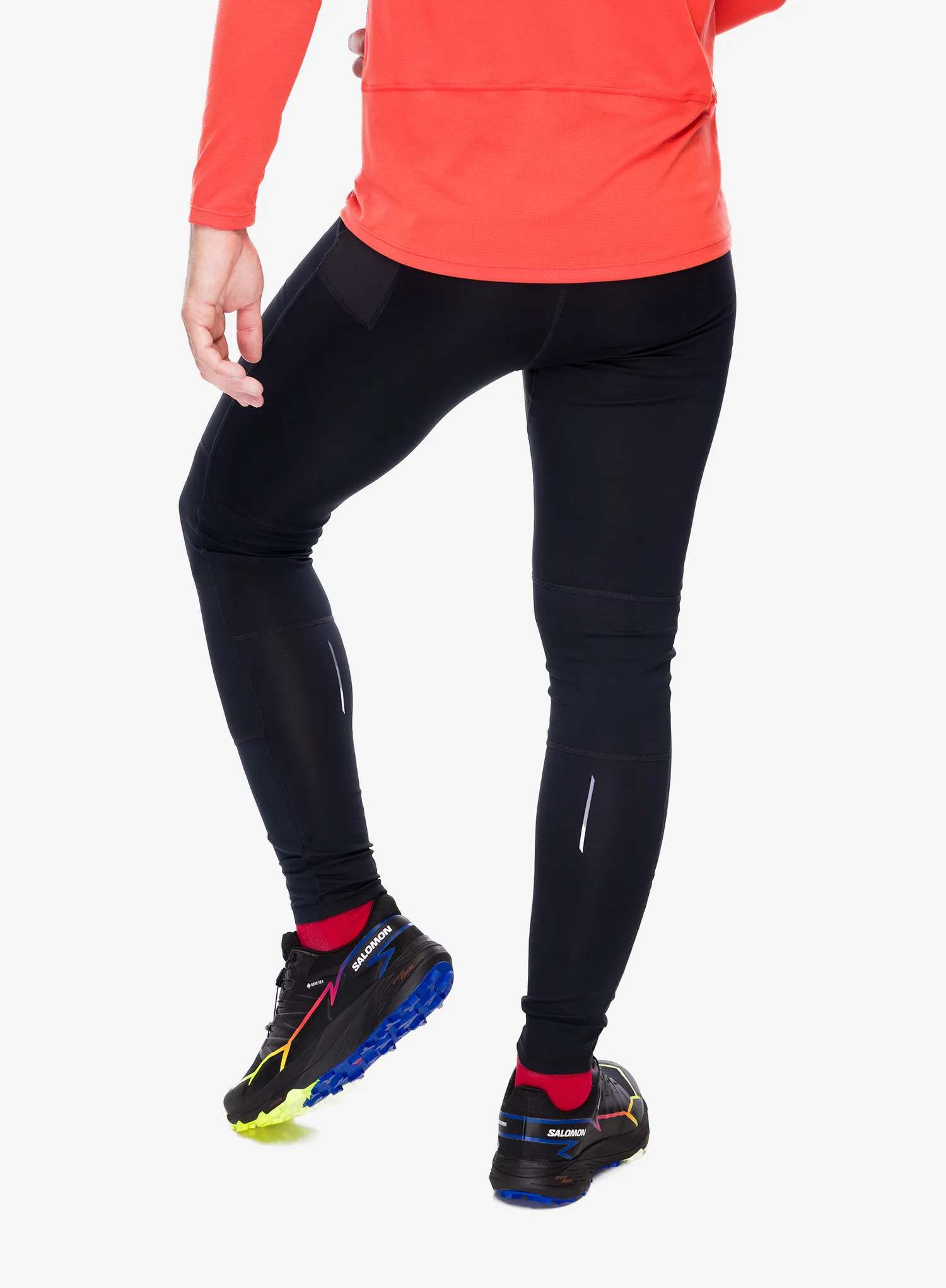 Tajice za trčanje Salomon Cross Run Tight - deep black