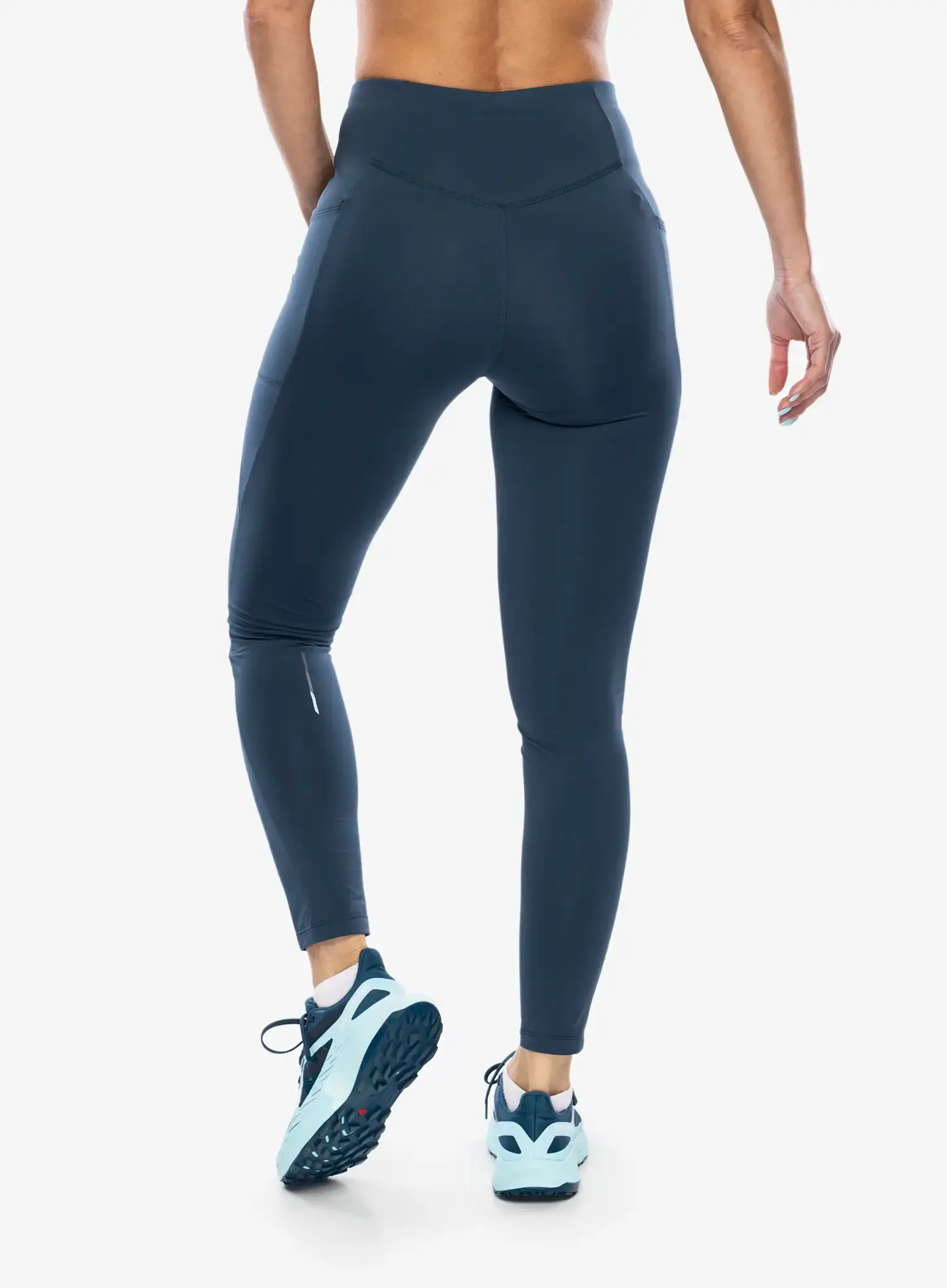 Ženske tajice za trčanje Salomon Cross Warm Tight - midnight navy