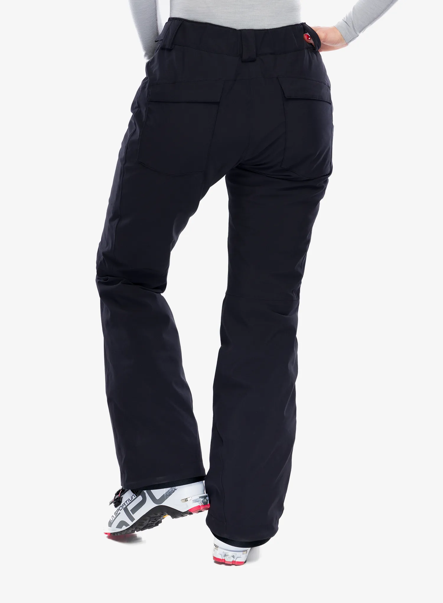 Ženske skijaške hlače Salomon Edge Pant - deep black
