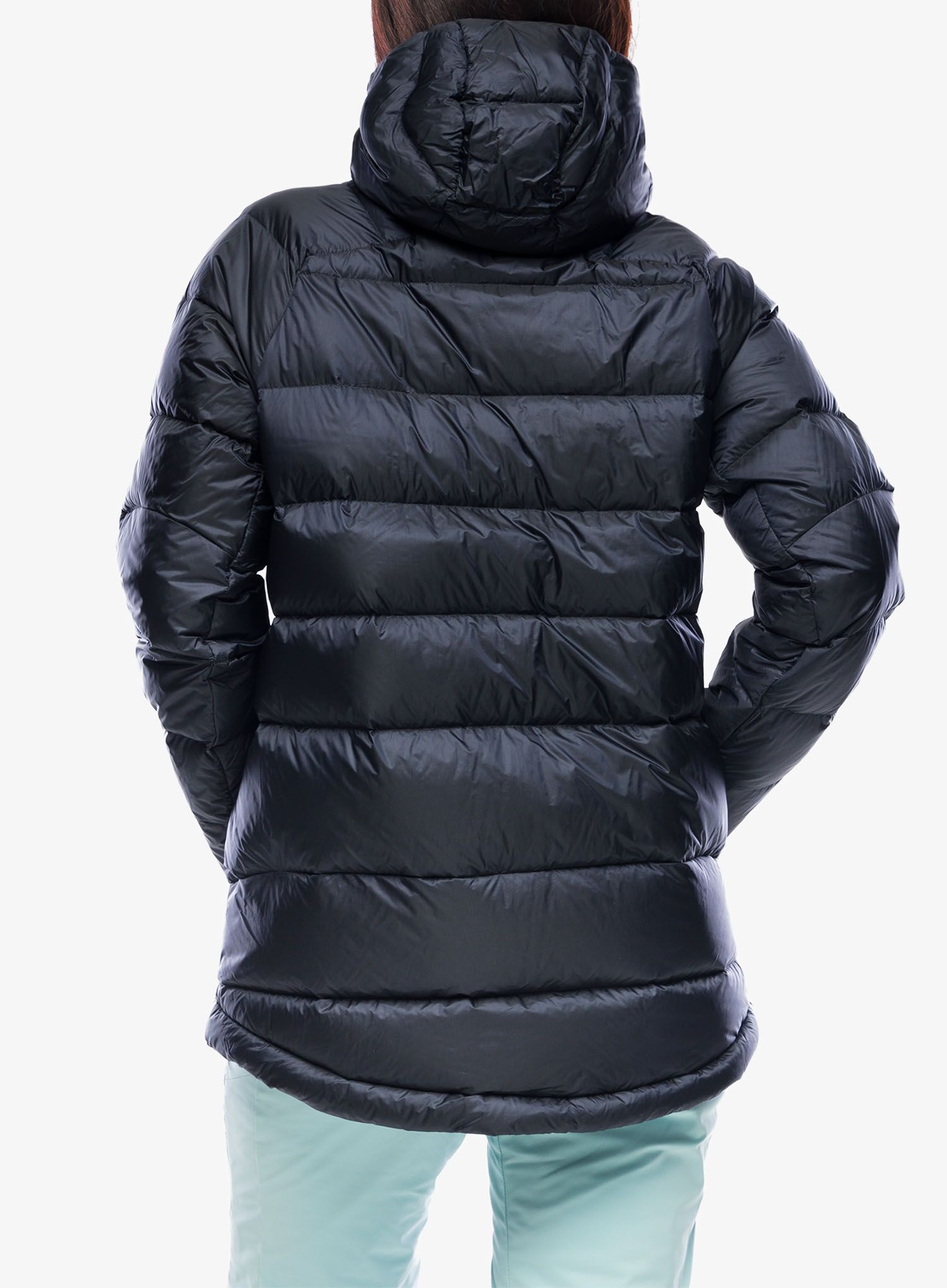 Jakna s postavom ženska Salomon Elixir Down Parka - deep black