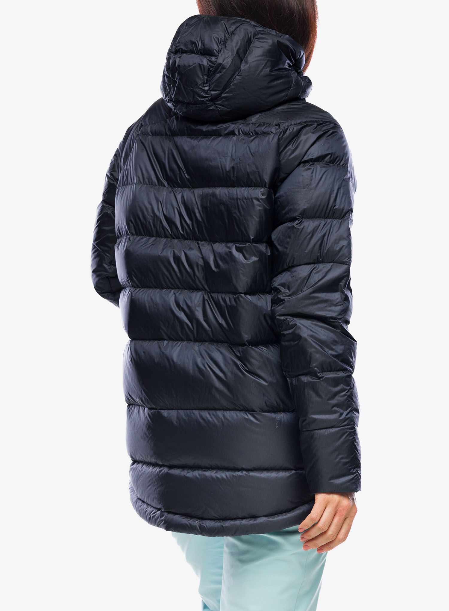 Jakna s postavom ženska Salomon Elixir Down Parka - deep black
