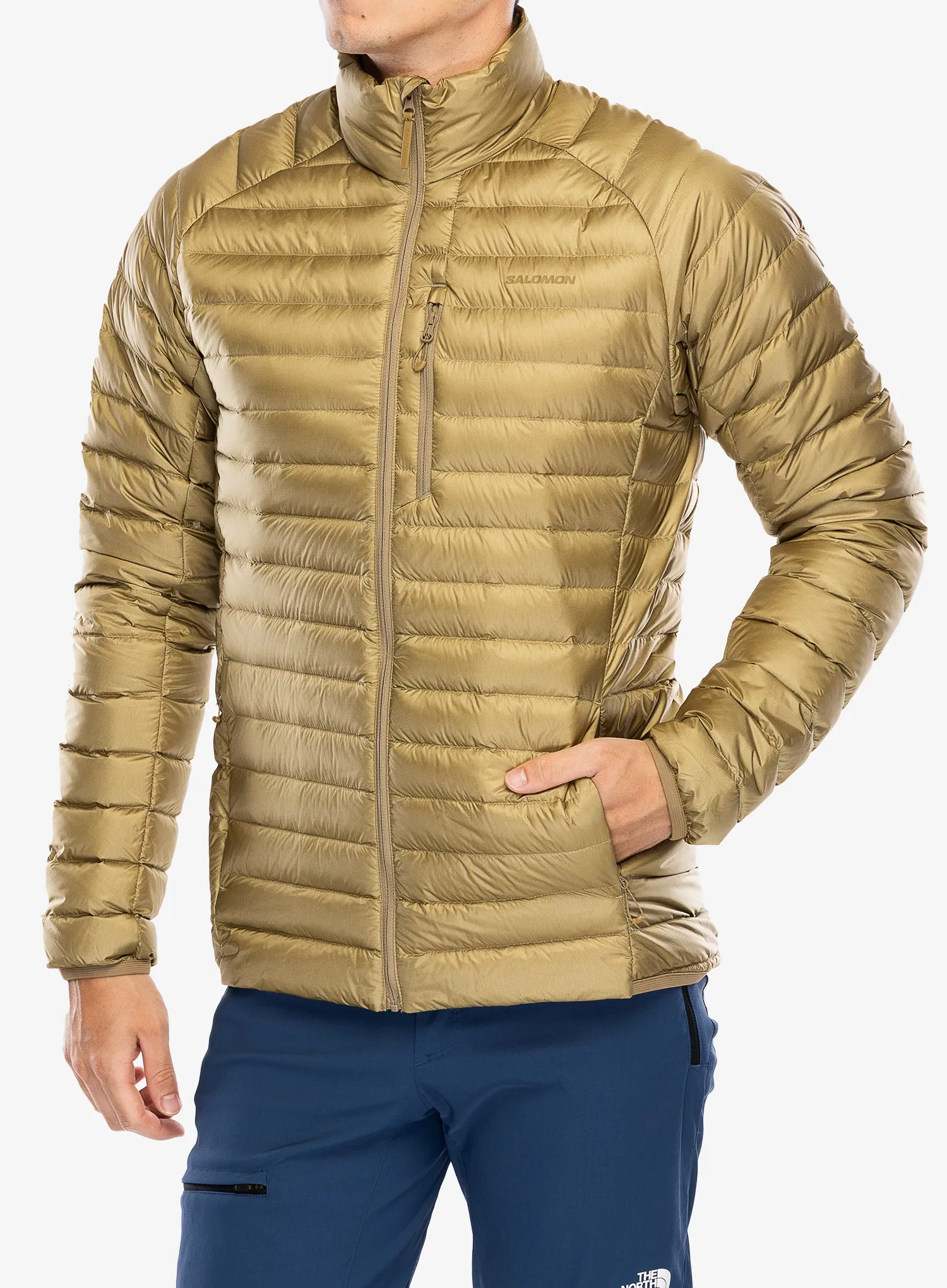 Pernata jakna Salomon Elixir Micro Down JKT - antique bronze
