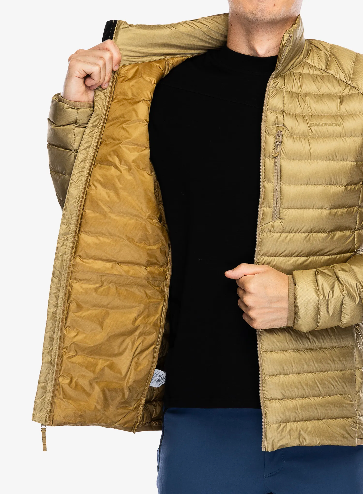 Pernata jakna Salomon Elixir Micro Down JKT - antique bronze