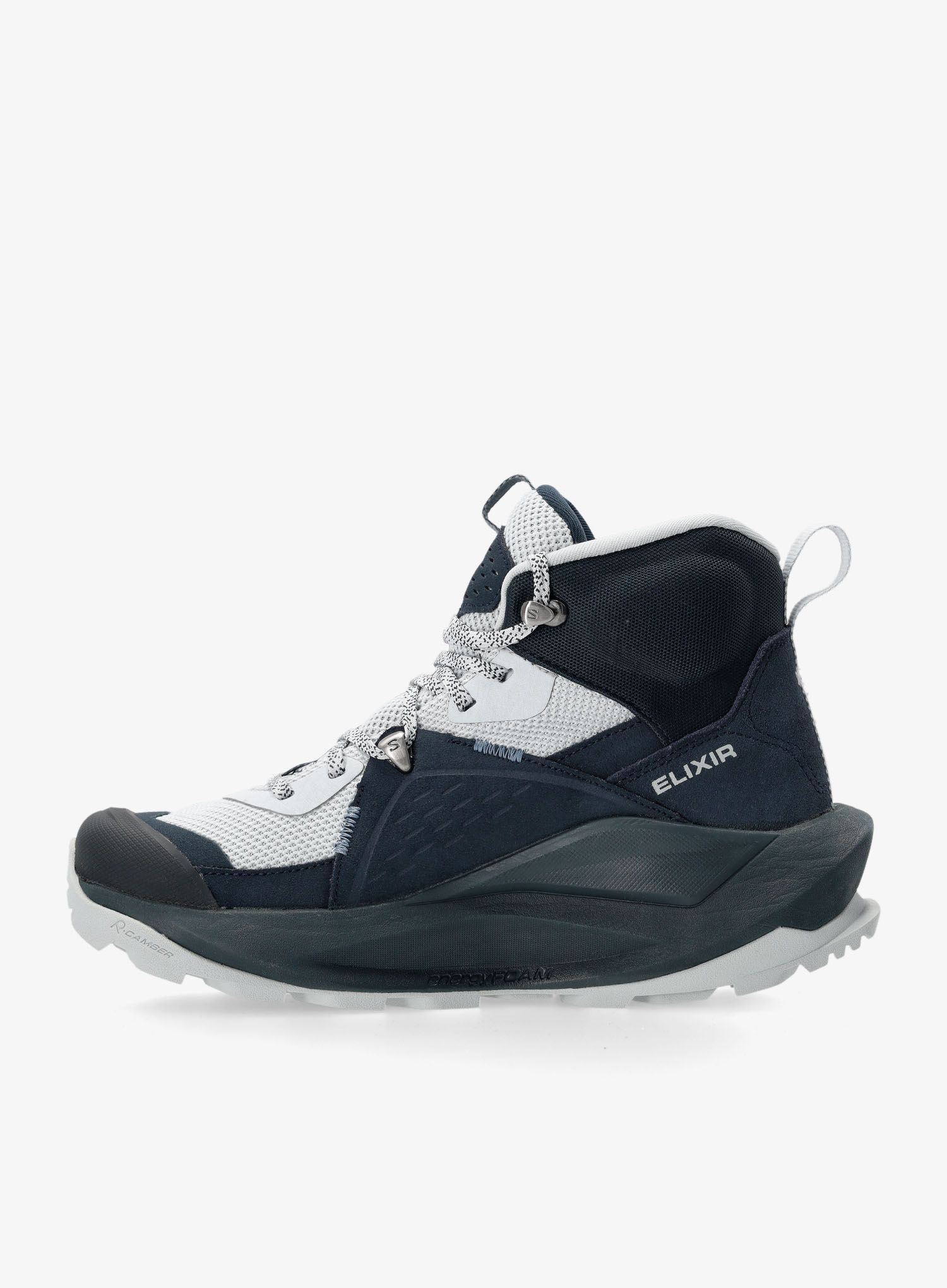 Ženske planinarske cipele Salomon Elixir Mid GTX - carbon/blue/flint