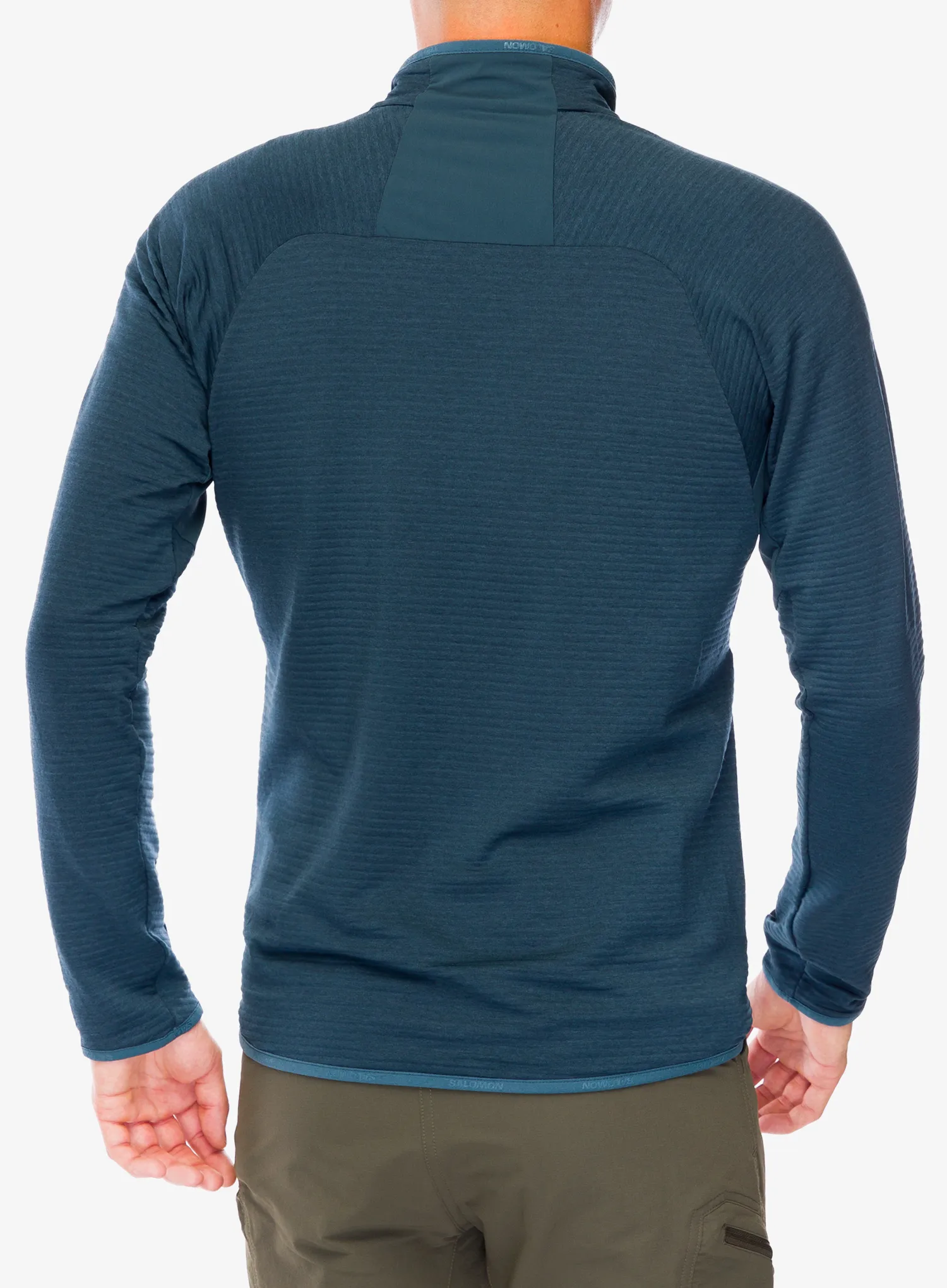 Dukserica na otkopčavanje Salomon Essential Ltwarm FZ - midnight navy