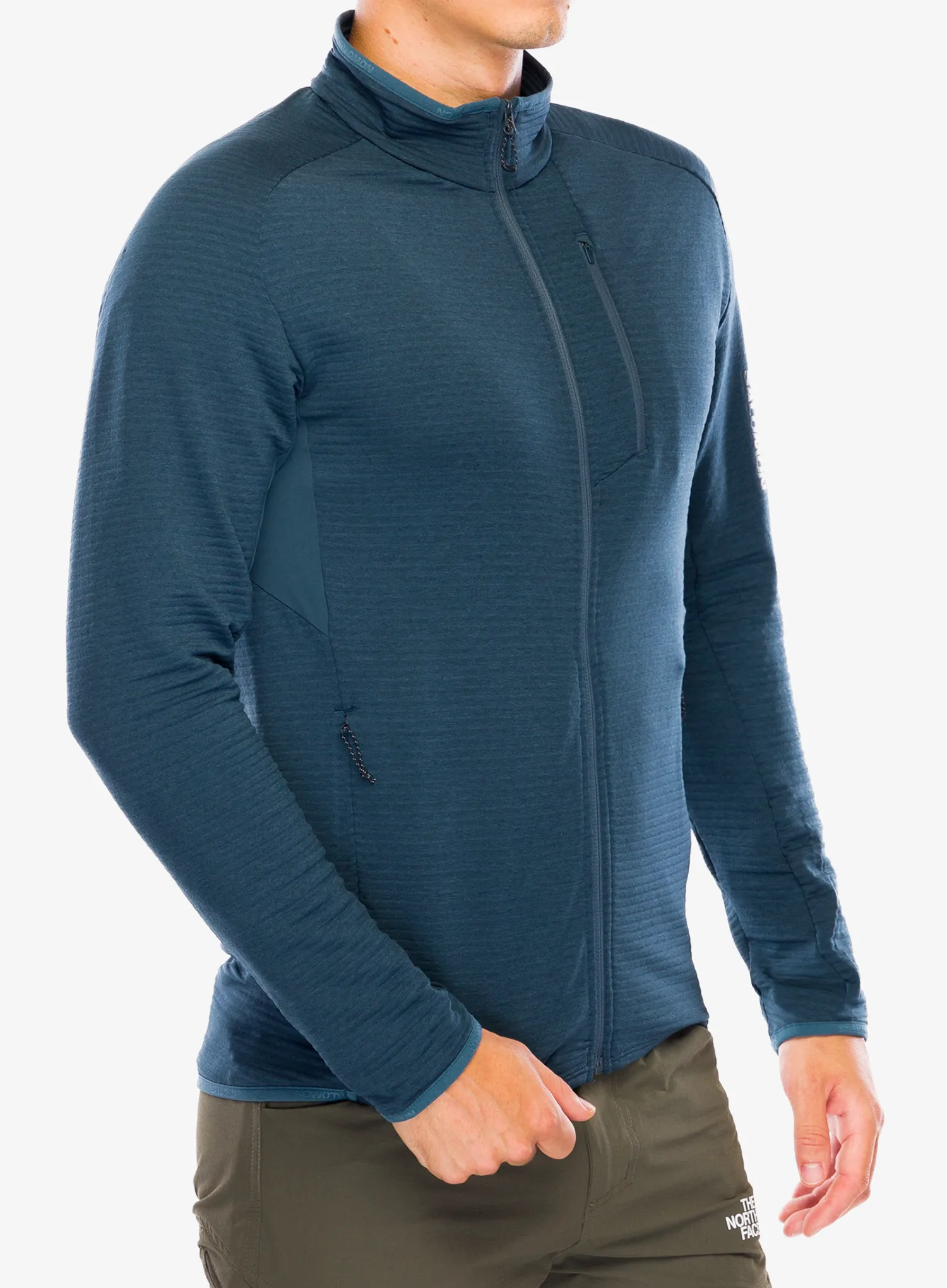 Dukserica na otkopčavanje Salomon Essential Ltwarm FZ - midnight navy