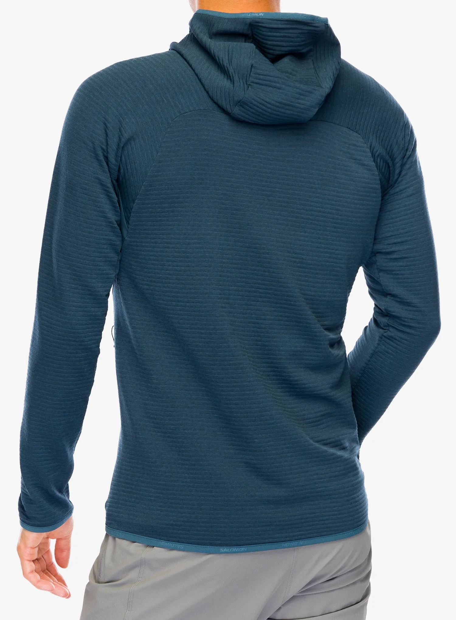 Majica s kapuljačom Salomon Essential Ltwarm HD - midnight navy