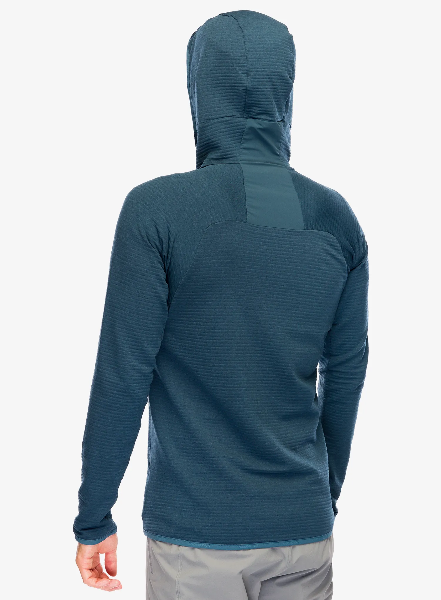 Majica s kapuljačom Salomon Essential Ltwarm HD - midnight navy