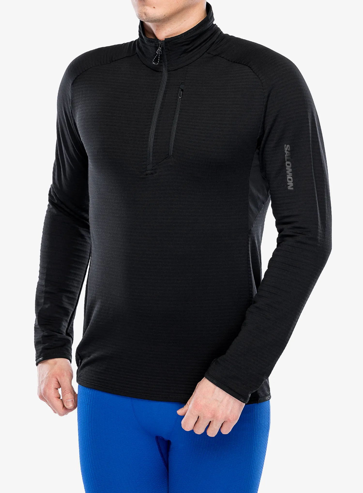 Dukserica Salomon Essential Ltwarm Hz - deep black