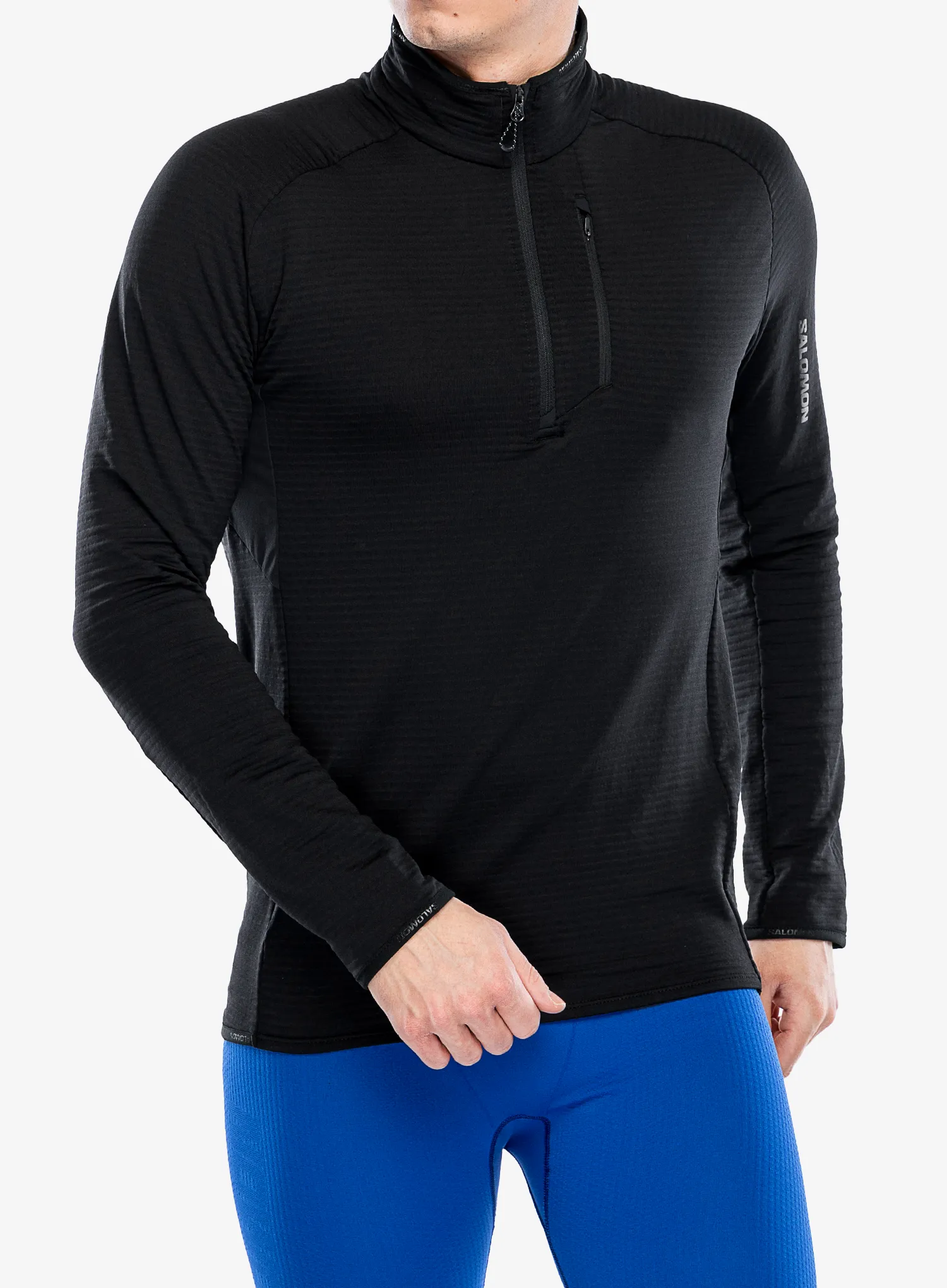 Dukserica Salomon Essential Ltwarm Hz - deep black