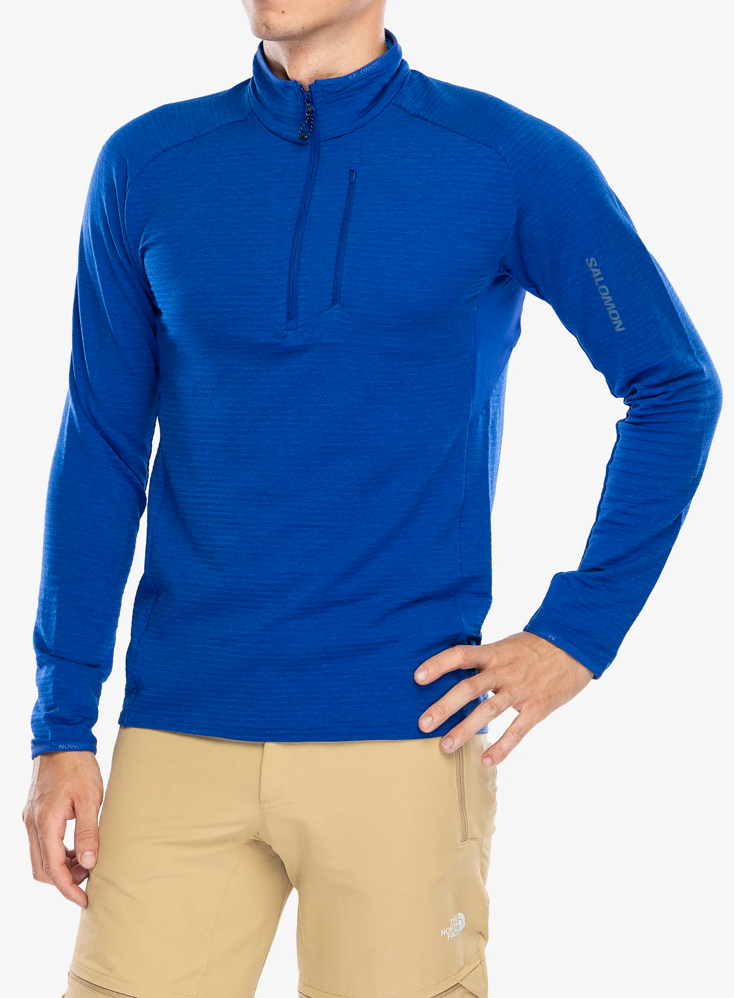Dukserica od flisa Salomon Essential Ltwarm Hz - surf the web