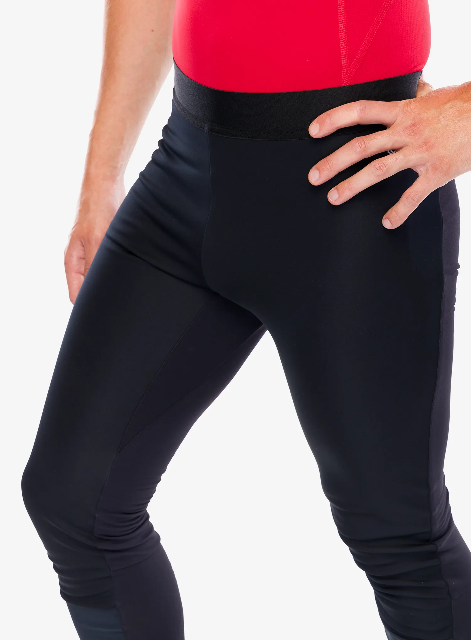 Tajice za trčanje Salomon GTX WS Sshell Tight - deep black