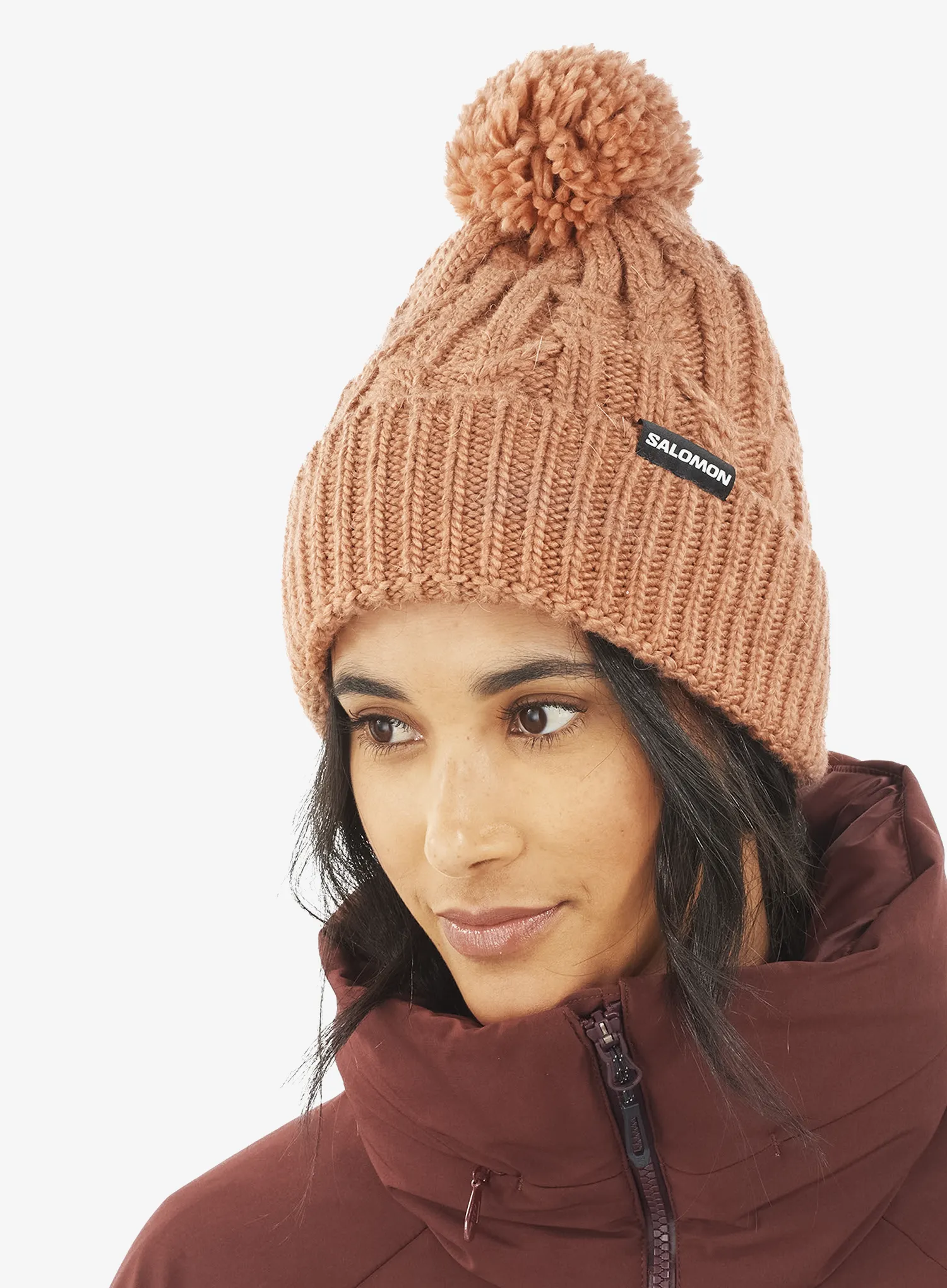 Zimska kapa Salomon Ivy Beanie - cork