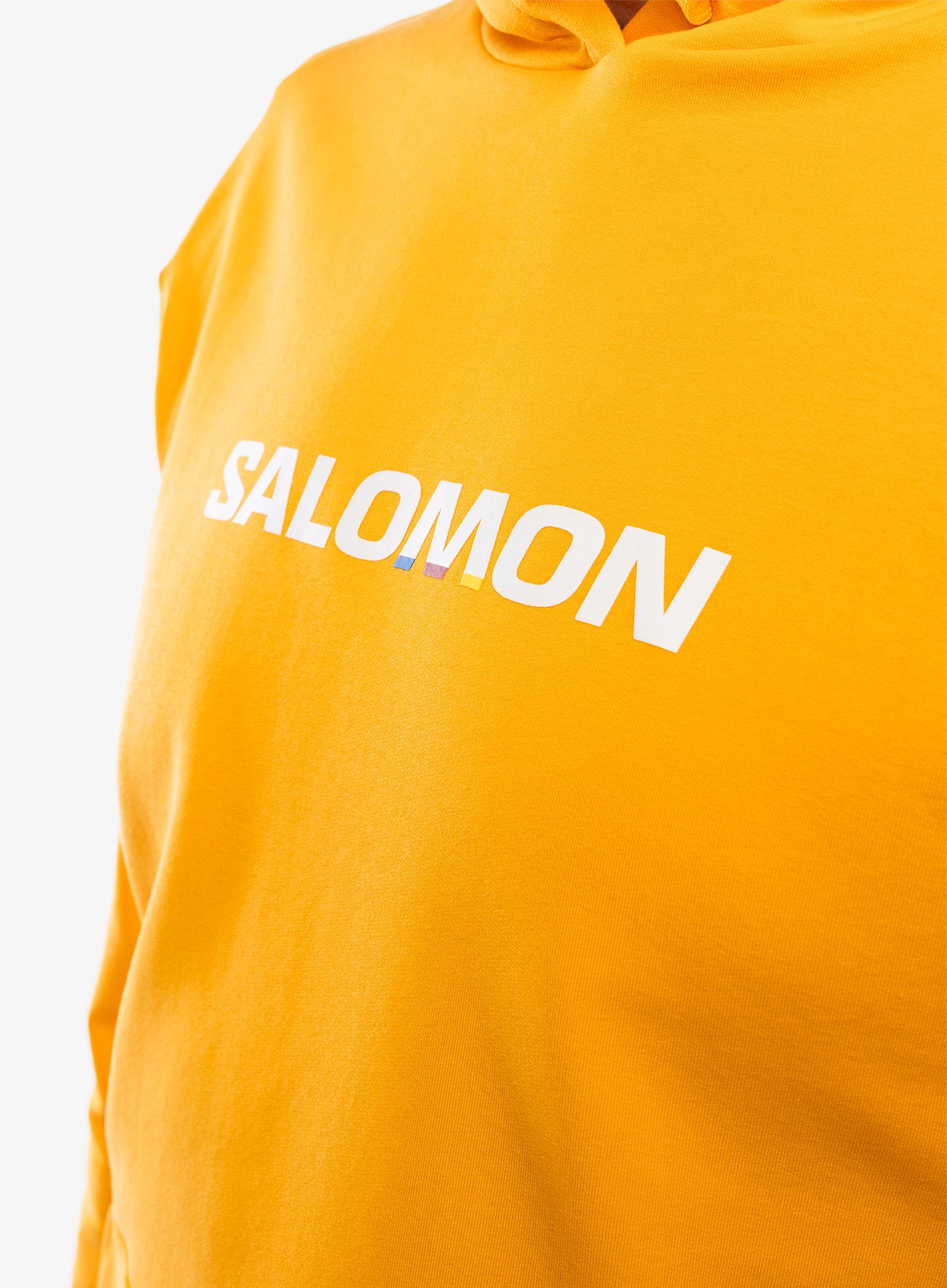 Majica s kapuljačom Salomon Logo Perf HD - zinnia