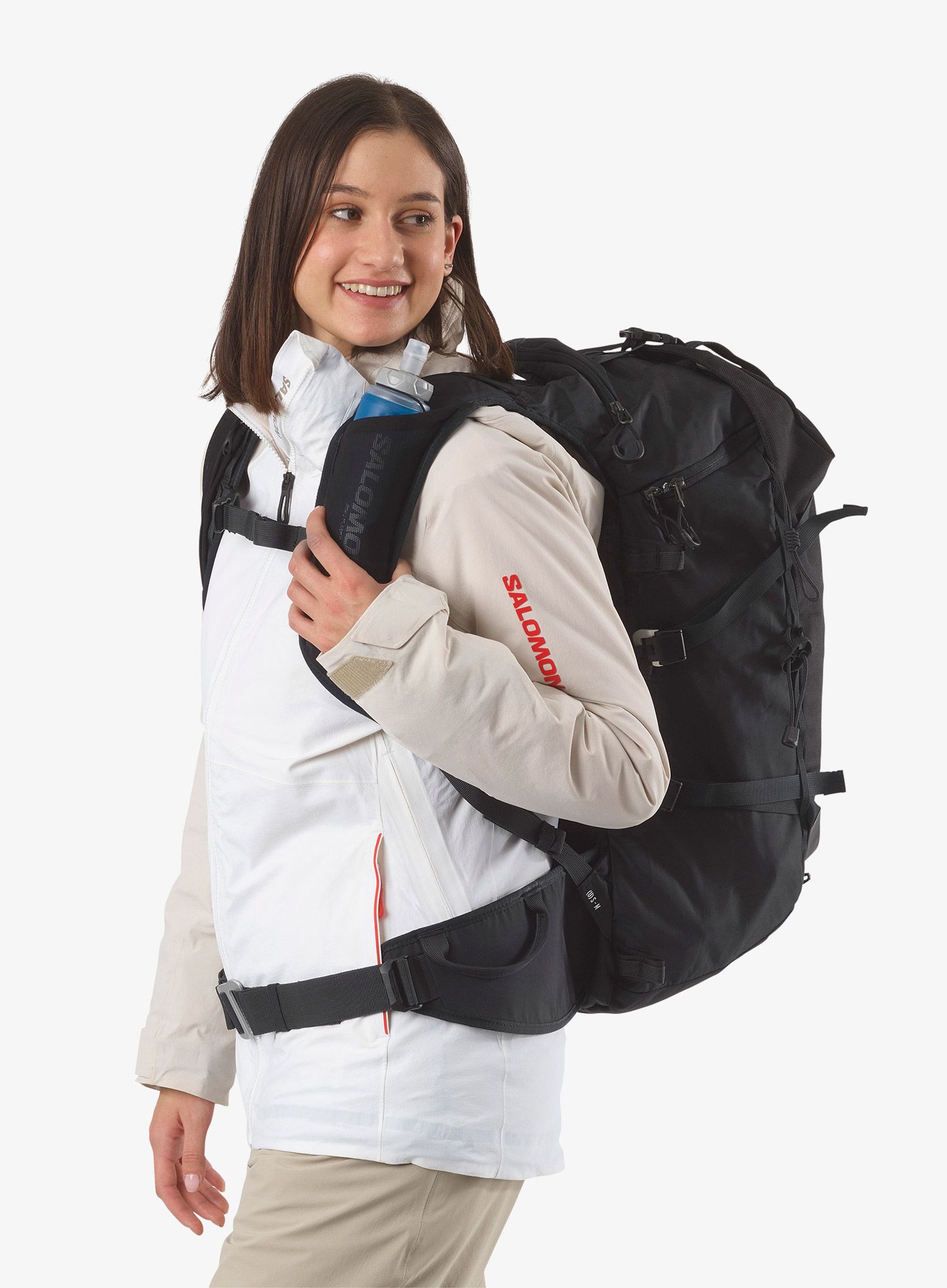 Ruksak za turno skijanje Salomon MTN 30 - black/white