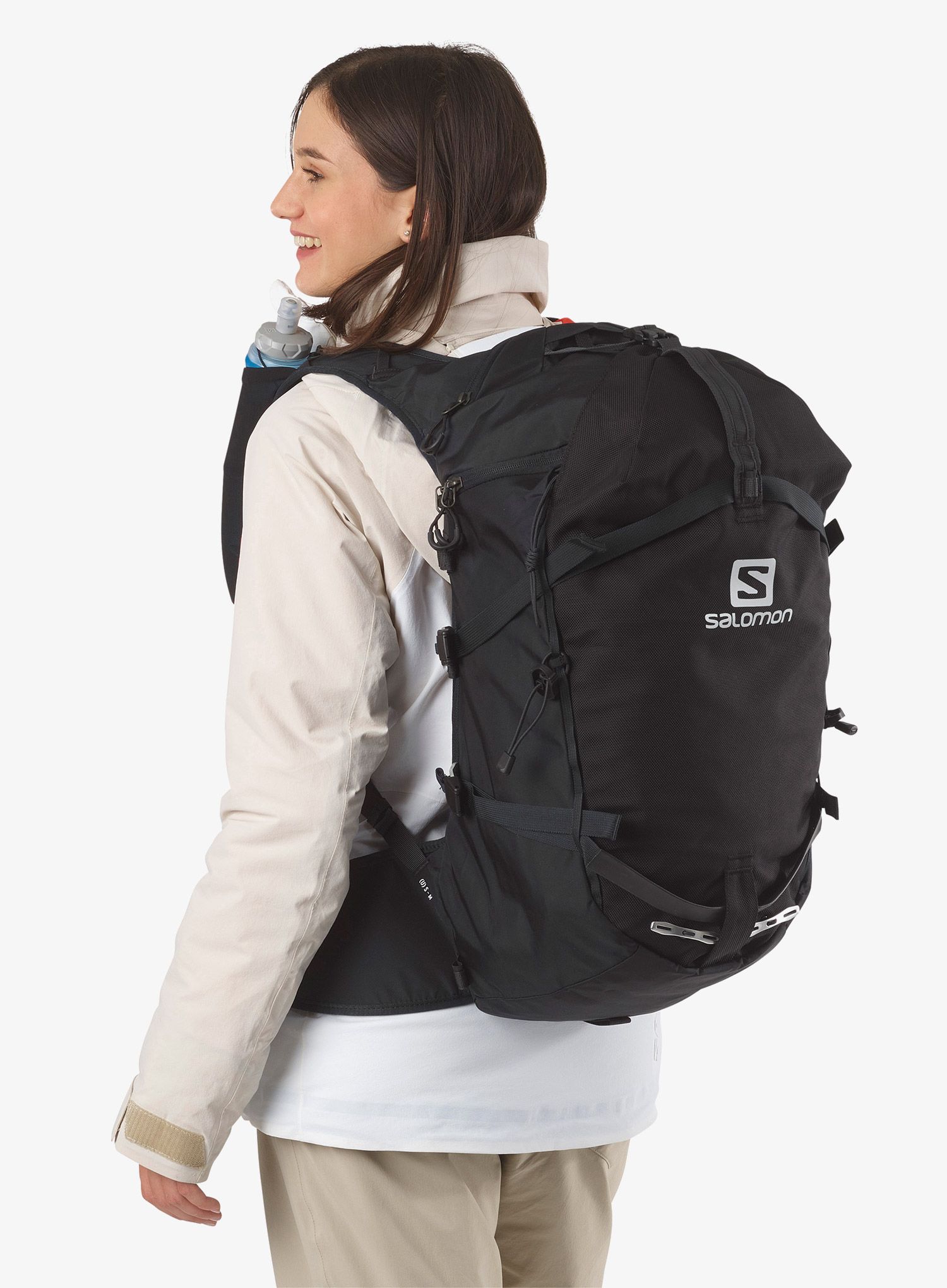 Ruksak za turno skijanje Salomon MTN 30 - black/white