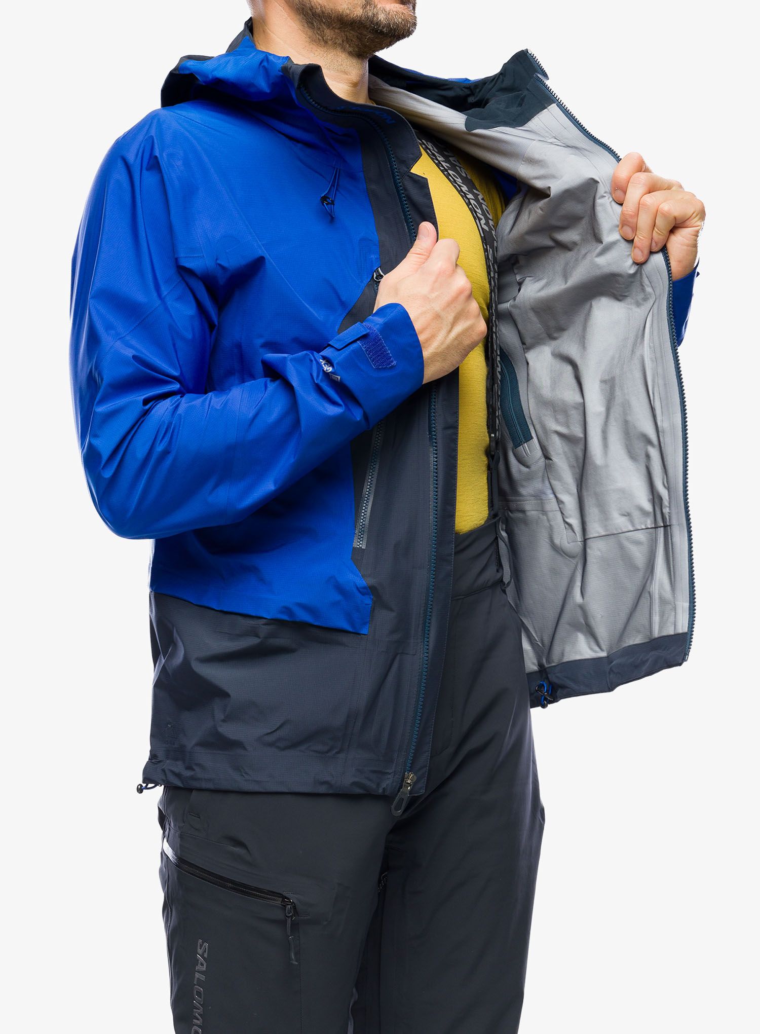 Jakna za turno skijanje Salomon Mtn Gore-Tex 3L Jacket - surf the web