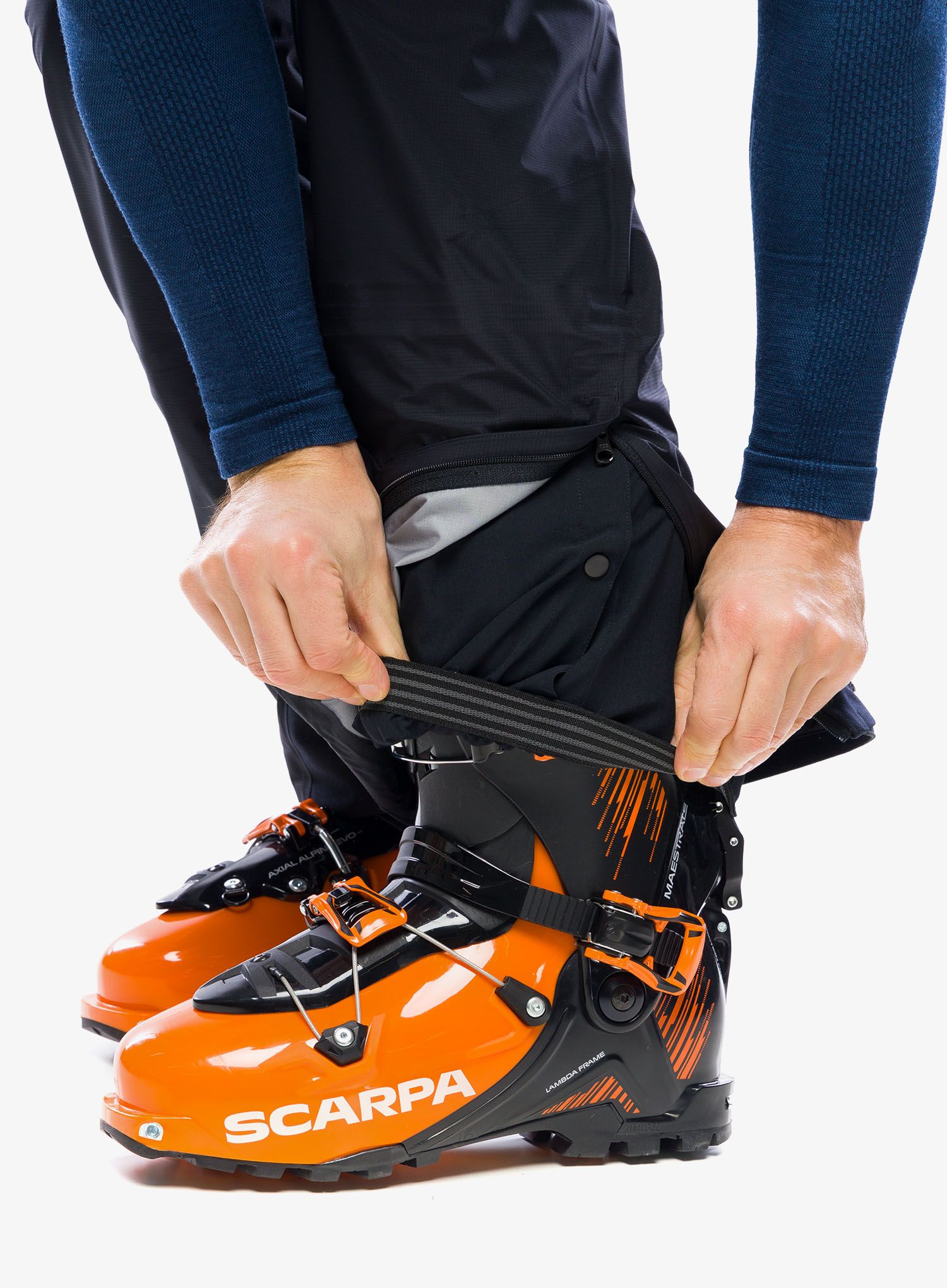 Hlače za turno skijanje Salomon Mtn Gore-Tex 3L Pant - deep black
