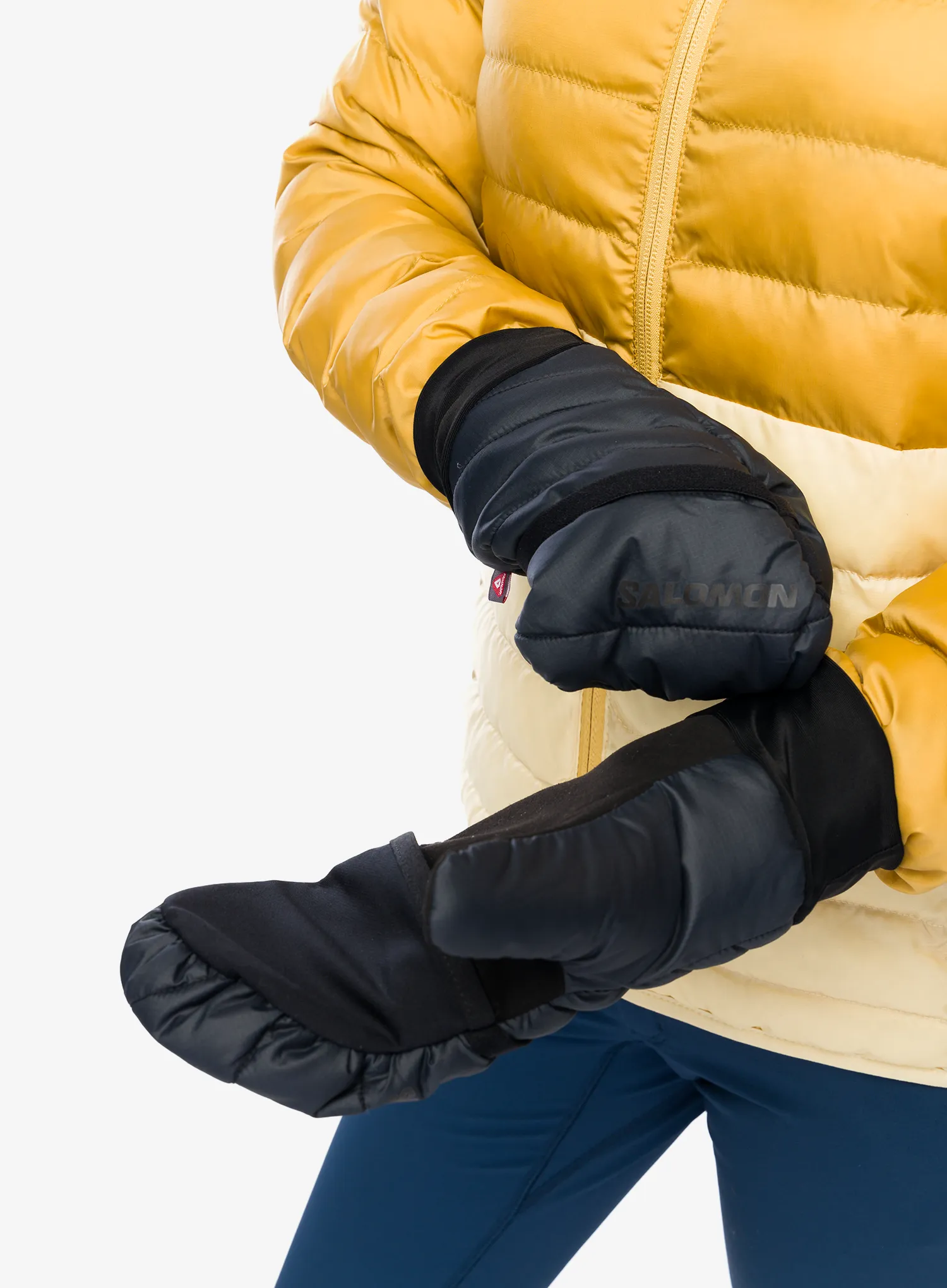 Rukavice Salomon Mtn Overmitten - deep black
