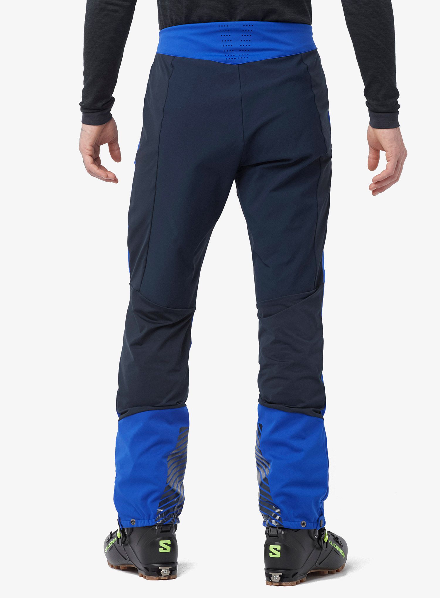 Softshell hlače Salomon Mtn Softshell Pant - surf the web/carbon