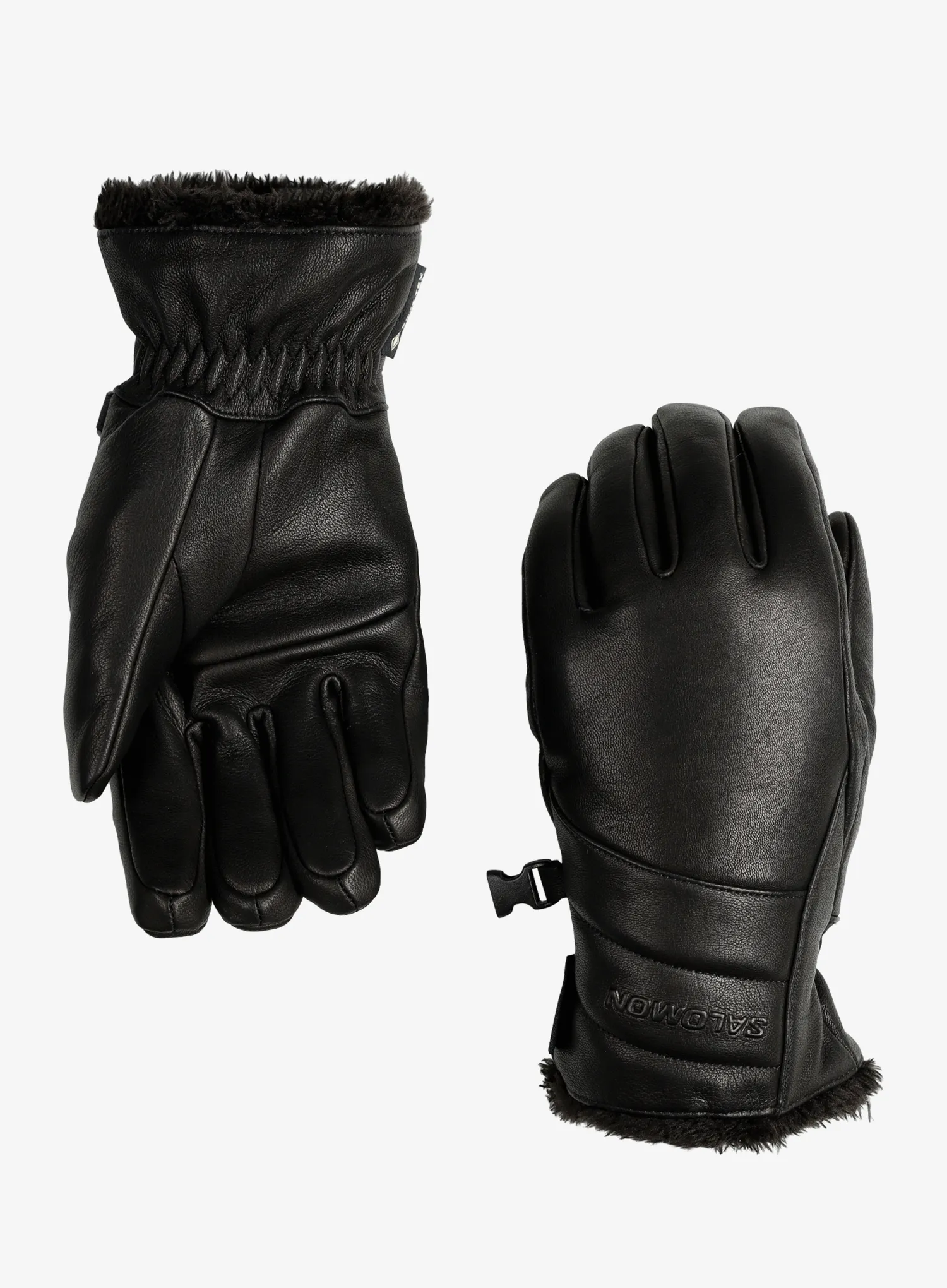 Ženske rukavice Salomon Native Gore-Tex - deep black