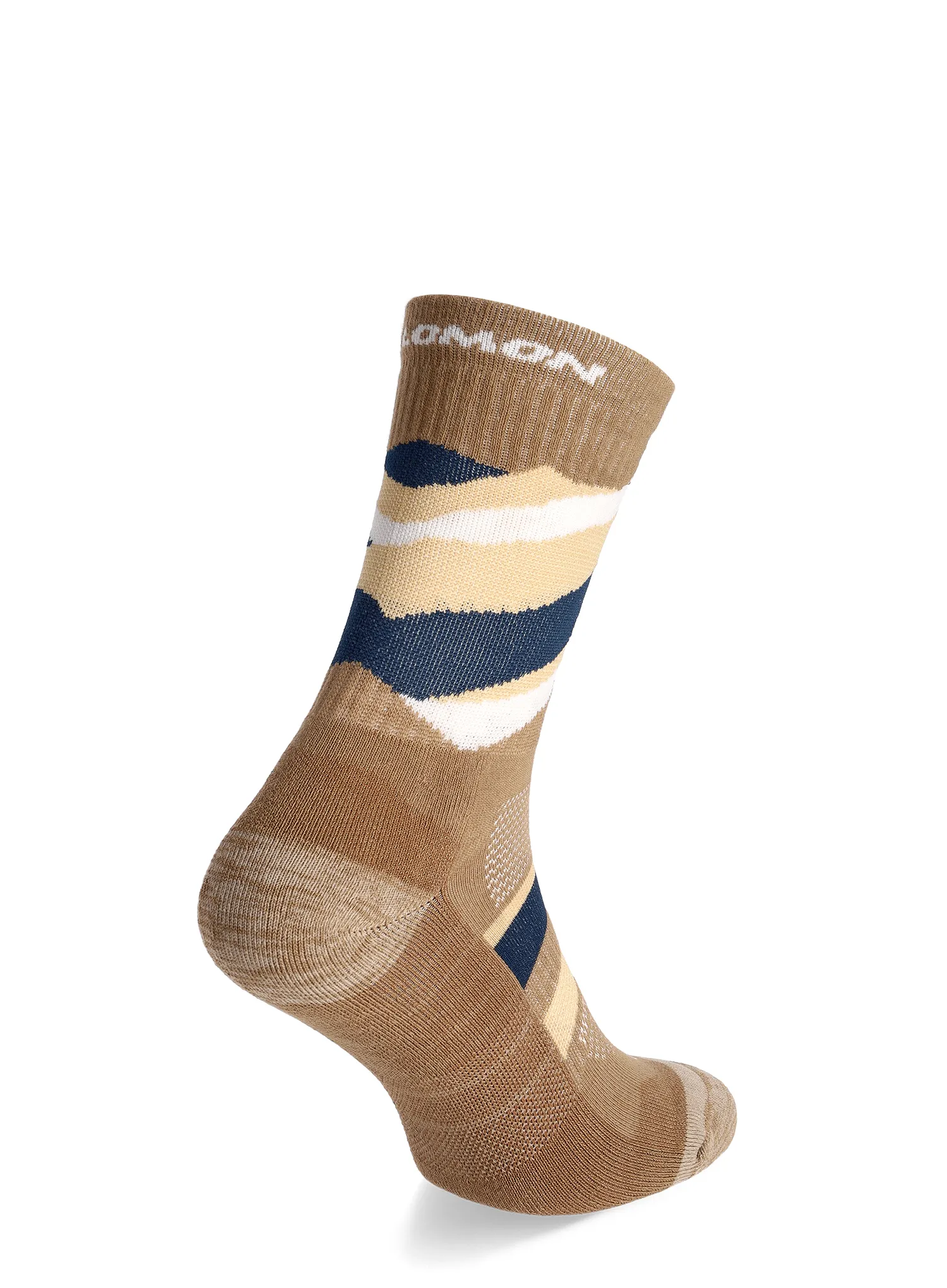 Planinarske čarape Salomon Out Alps Crew 2-Pack - carbon/brown