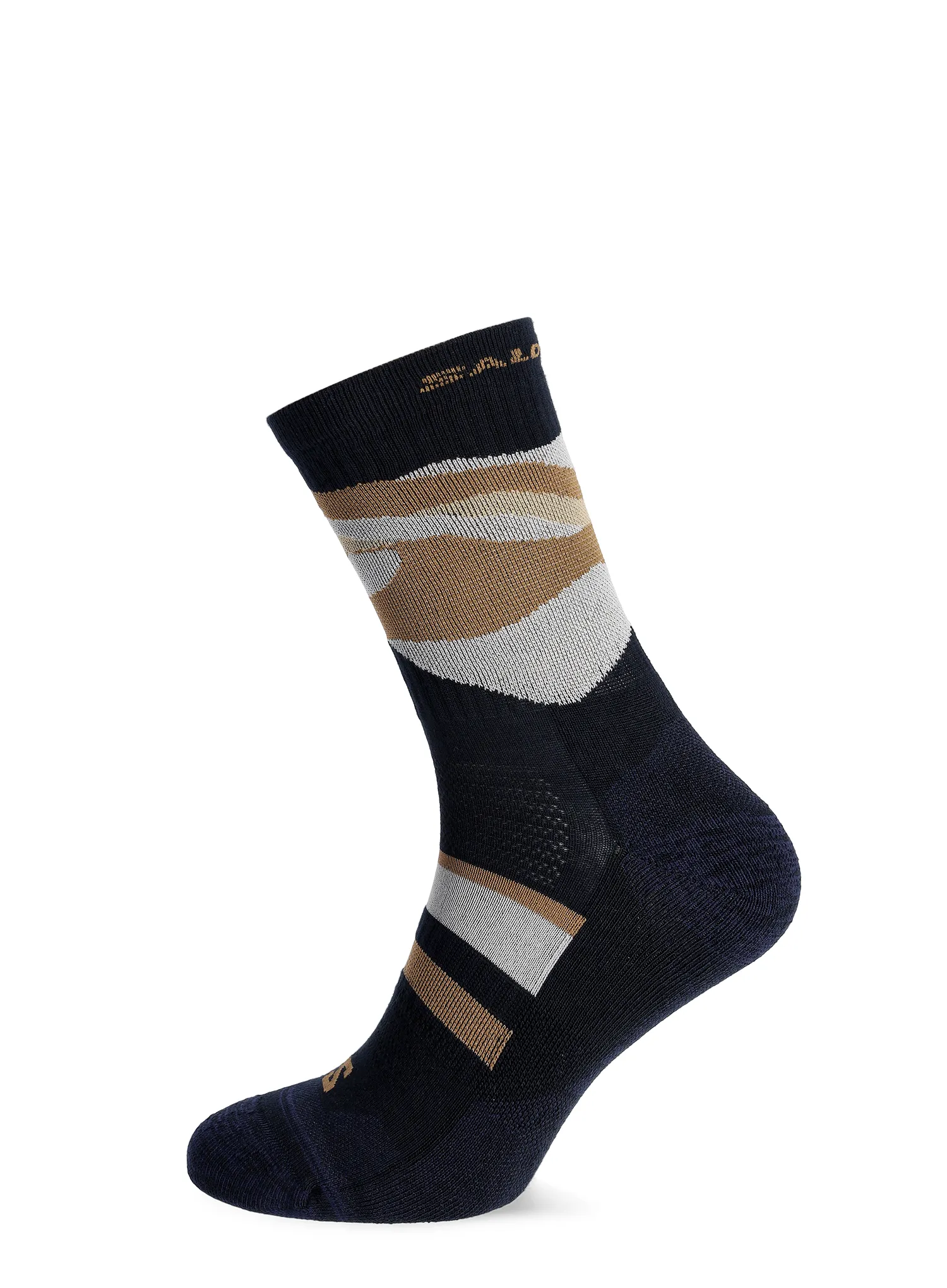 Planinarske čarape Salomon Out Alps Crew 2-Pack - carbon/brown