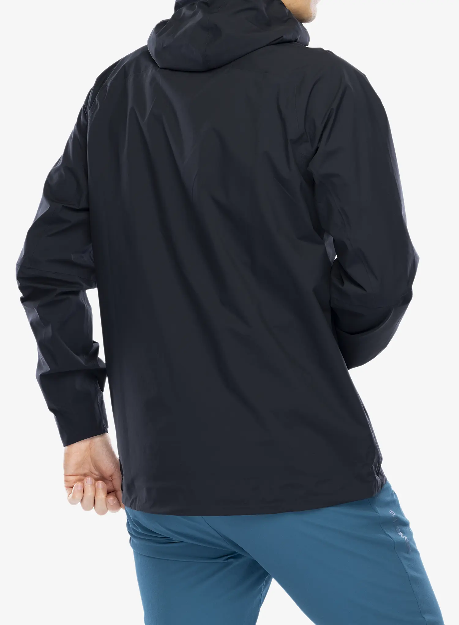 Kišna jakna Salomon Outerpath Jacket - deep black