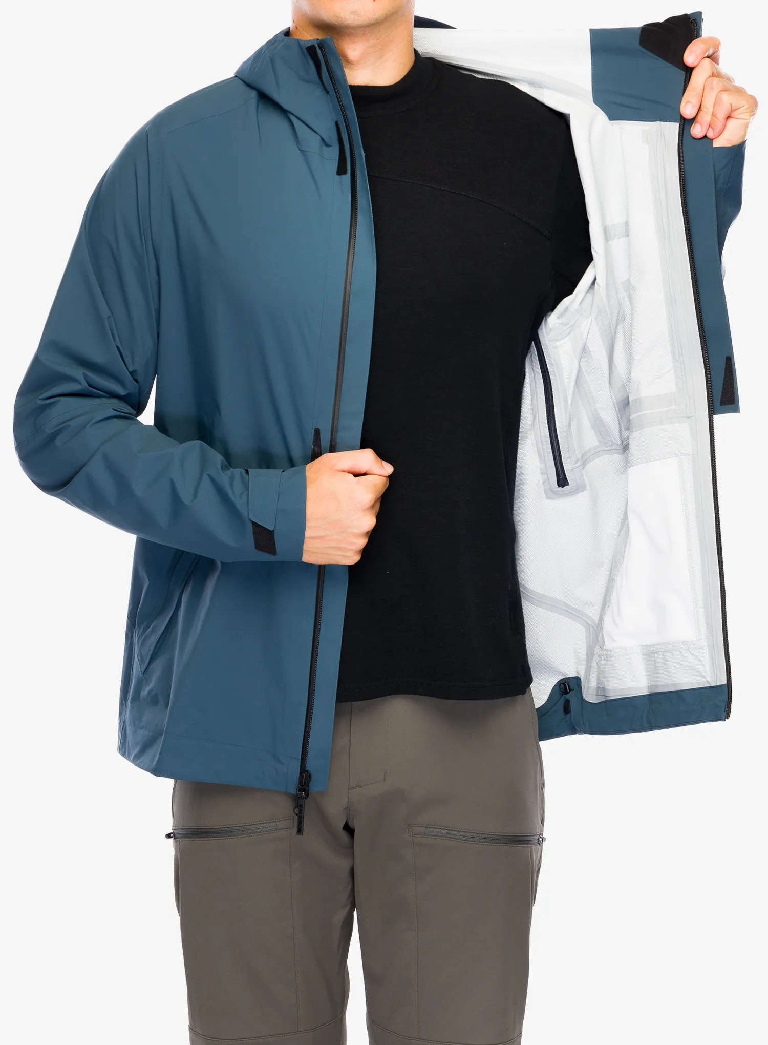 Kišna jakna Salomon Outerpath Pro Jacket - midnight navy