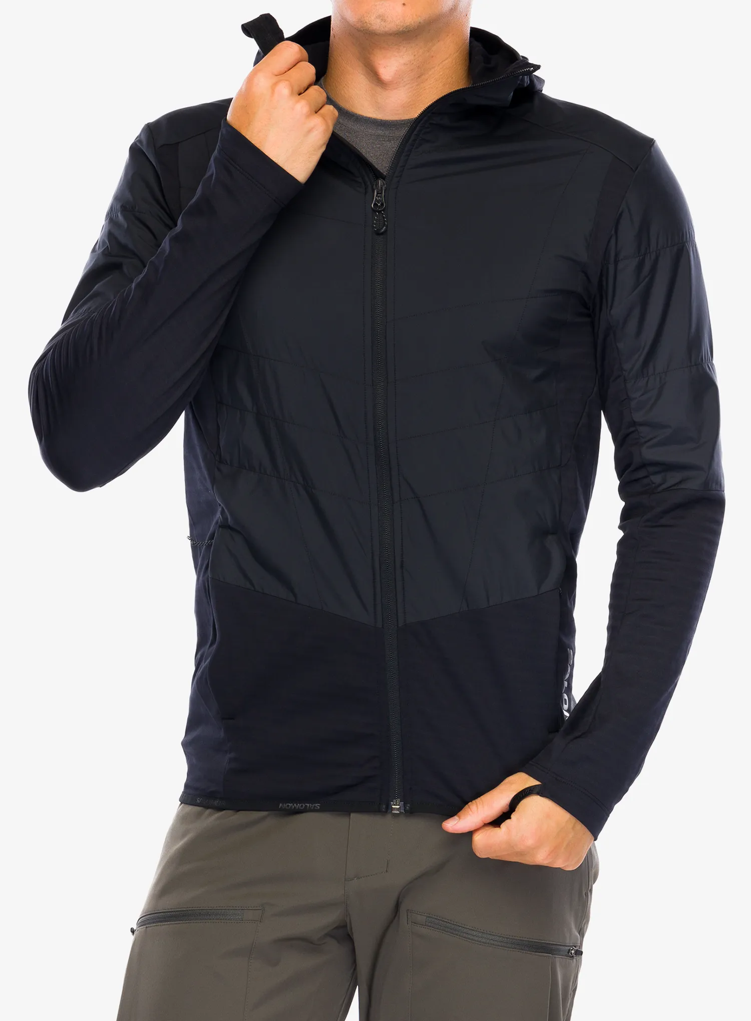 Hibridna jakna Salomon Outline As Hybrid - deep black