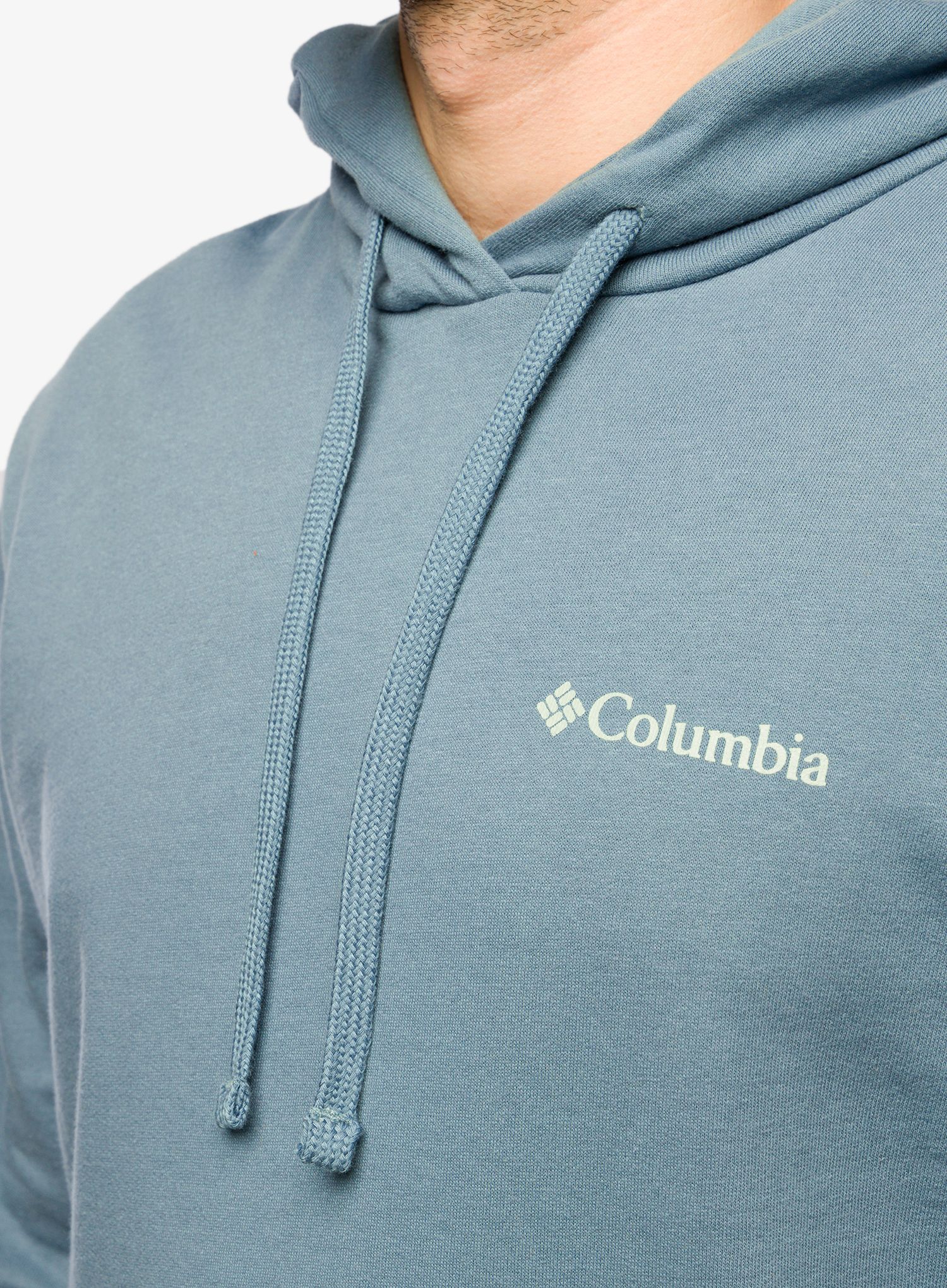 Dukserica Columbia Viewmont II Sleeve Graphic Hoodie - metal