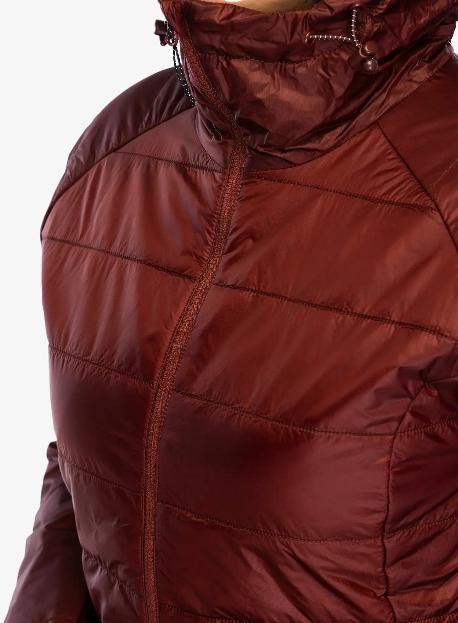 Jakna s postavom ženska Salomon Outline HD JKT - rum raisin