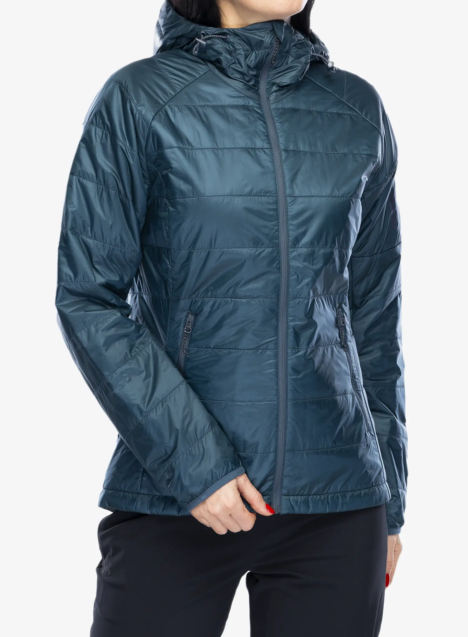 Jakna s postavom ženska Salomon Outline HD Jacket - midnight navy