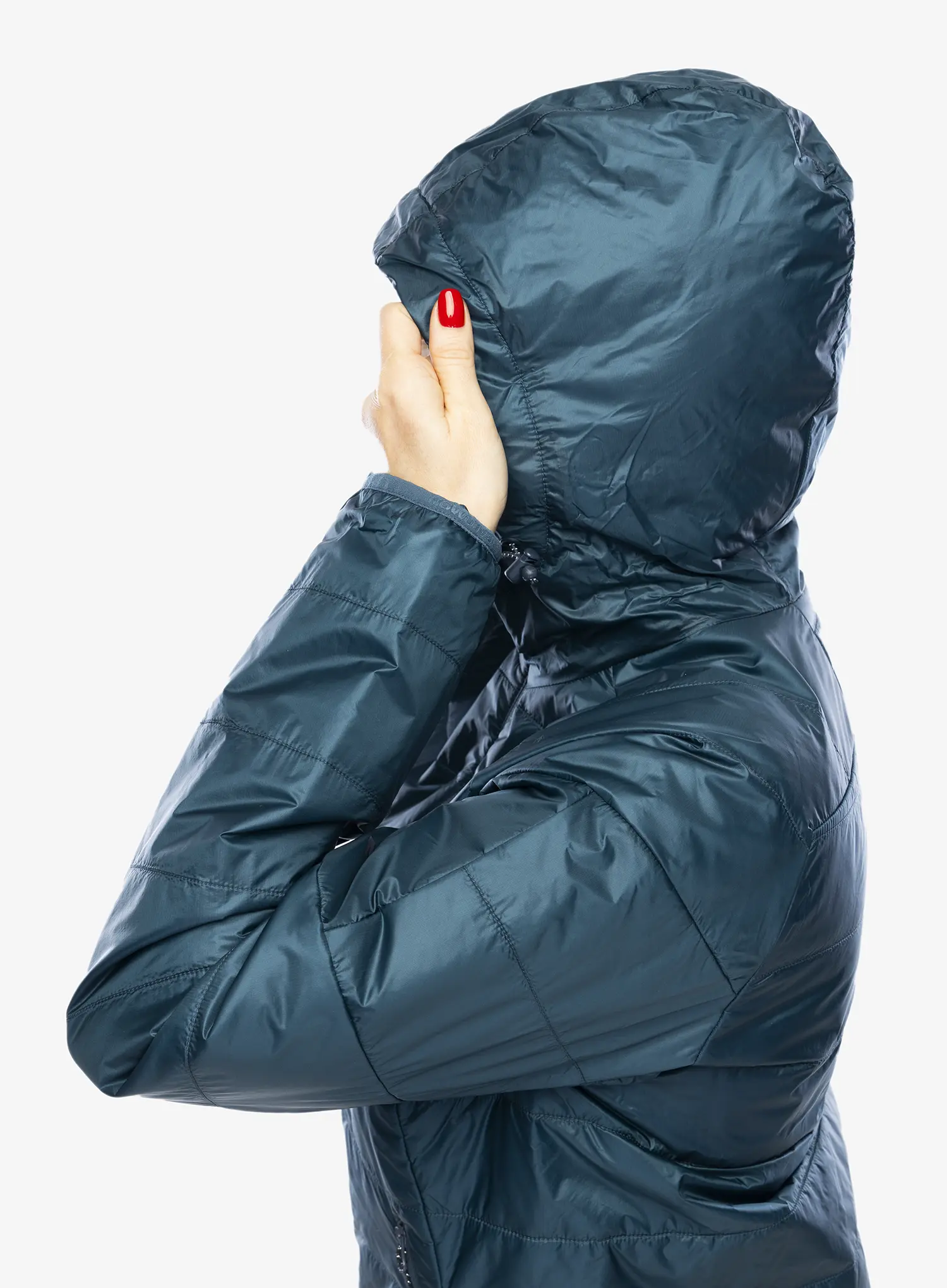 Jakna s postavom ženska Salomon Outline HD Jacket - midnight navy