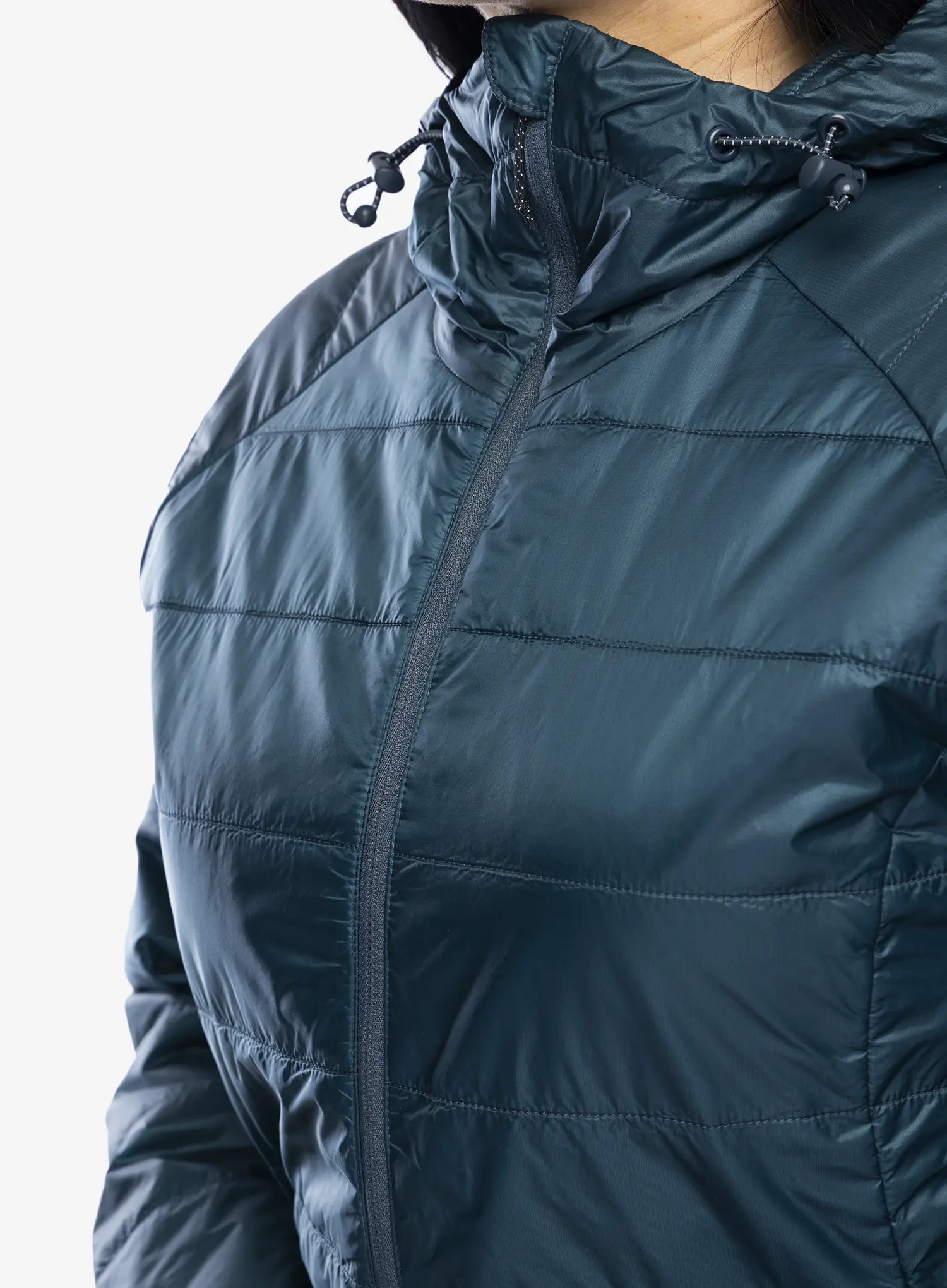 Jakna s postavom ženska Salomon Outline HD Jacket - midnight navy