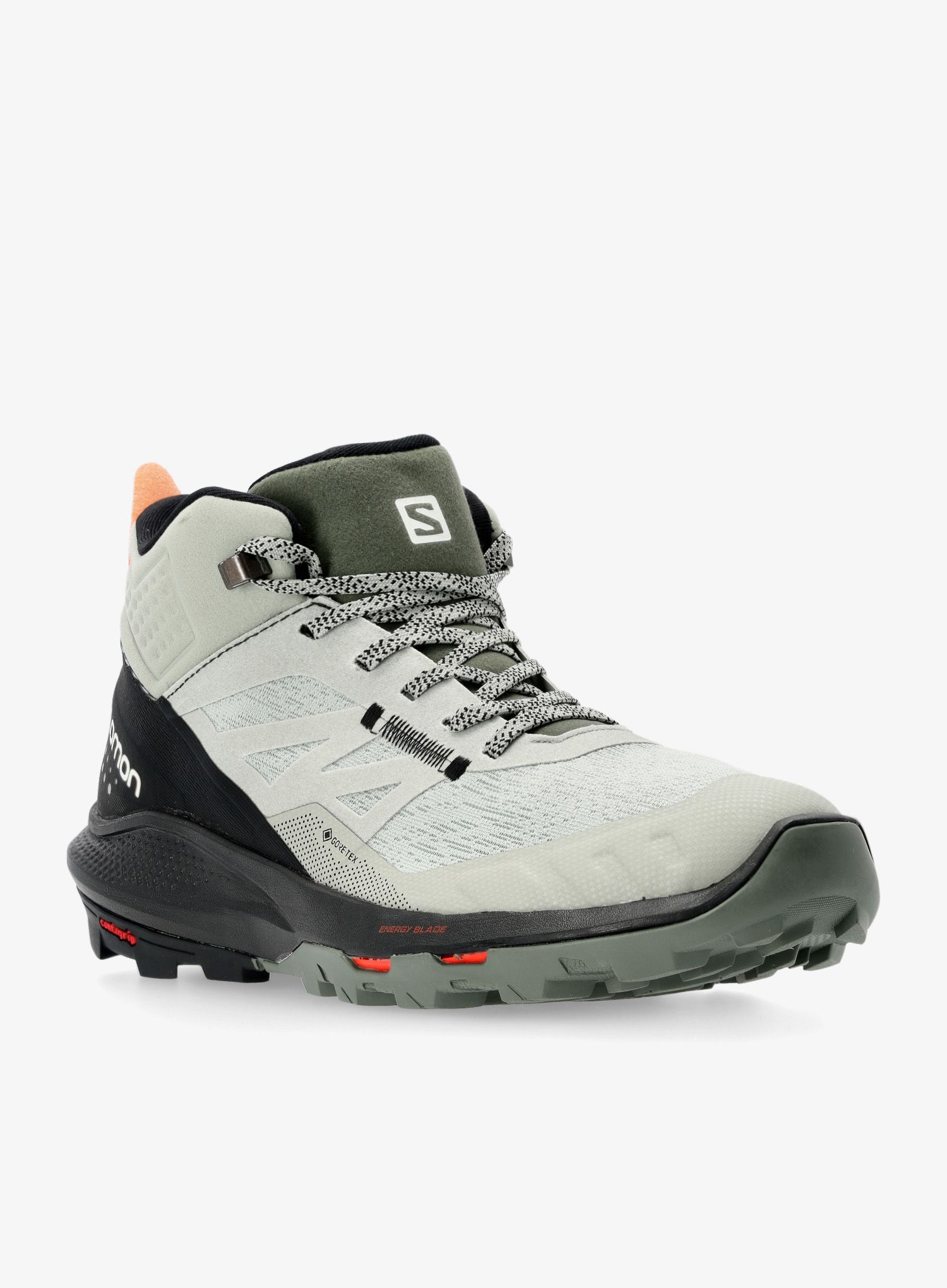 Muške planinarske cipele Salomon Outpulse Mid GTX - wrought iron/black