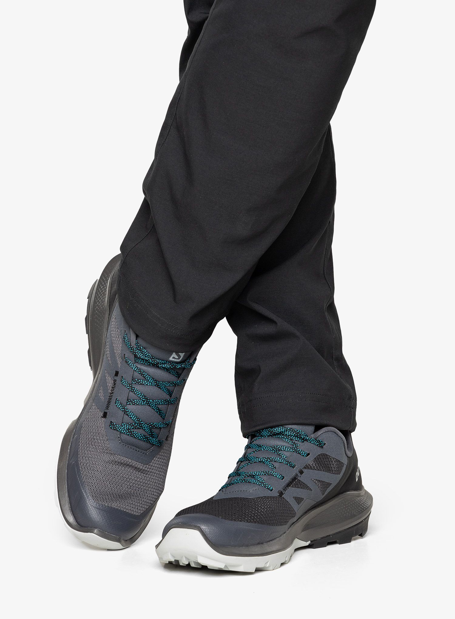 Planinarske cipele Salomon Outpulse - ebony/black/algiers blue